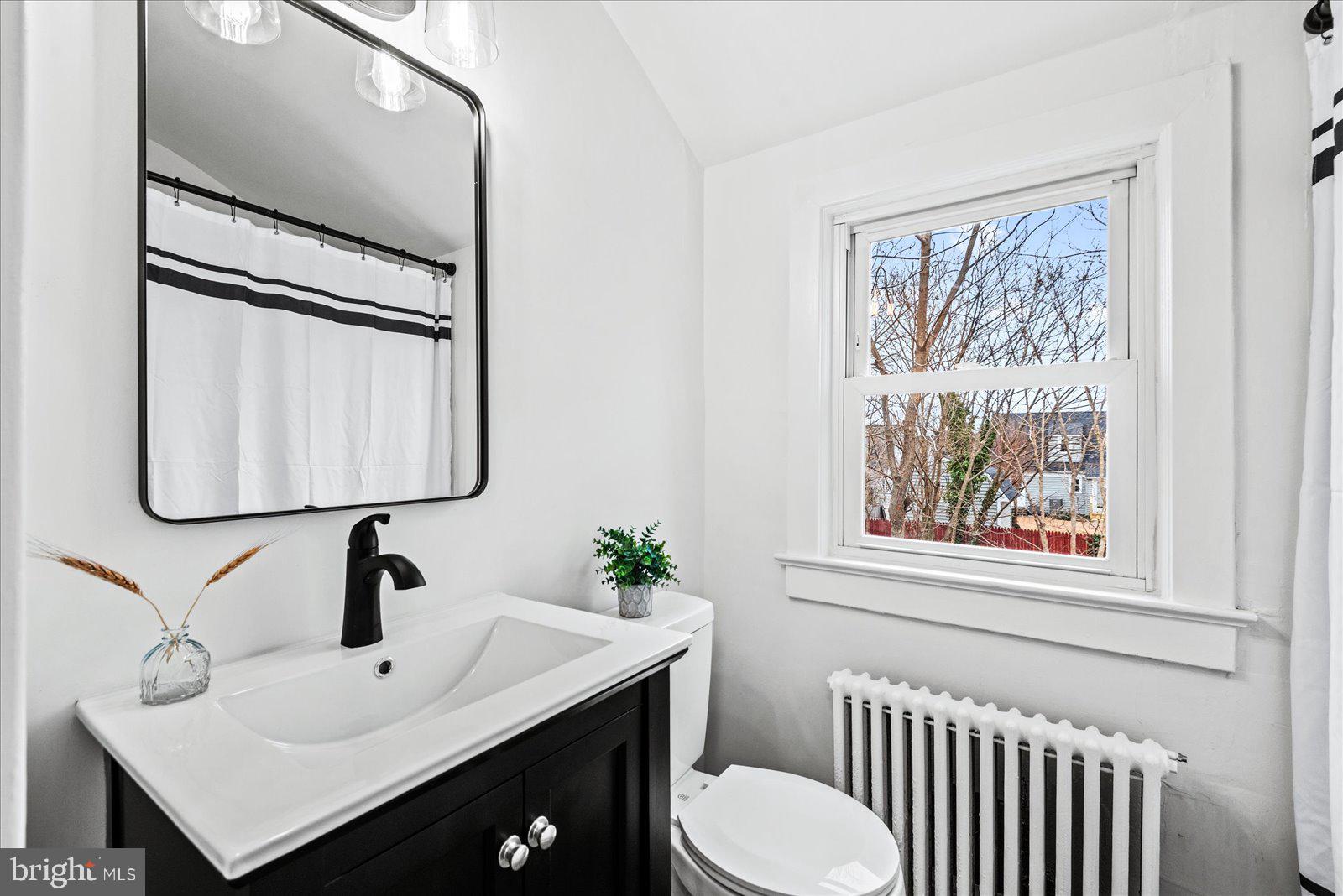 1312 Rowe Street Fredericksburg, VA 22401 - Photo 31 of 45 a bathroom with a sink toilet and mirror