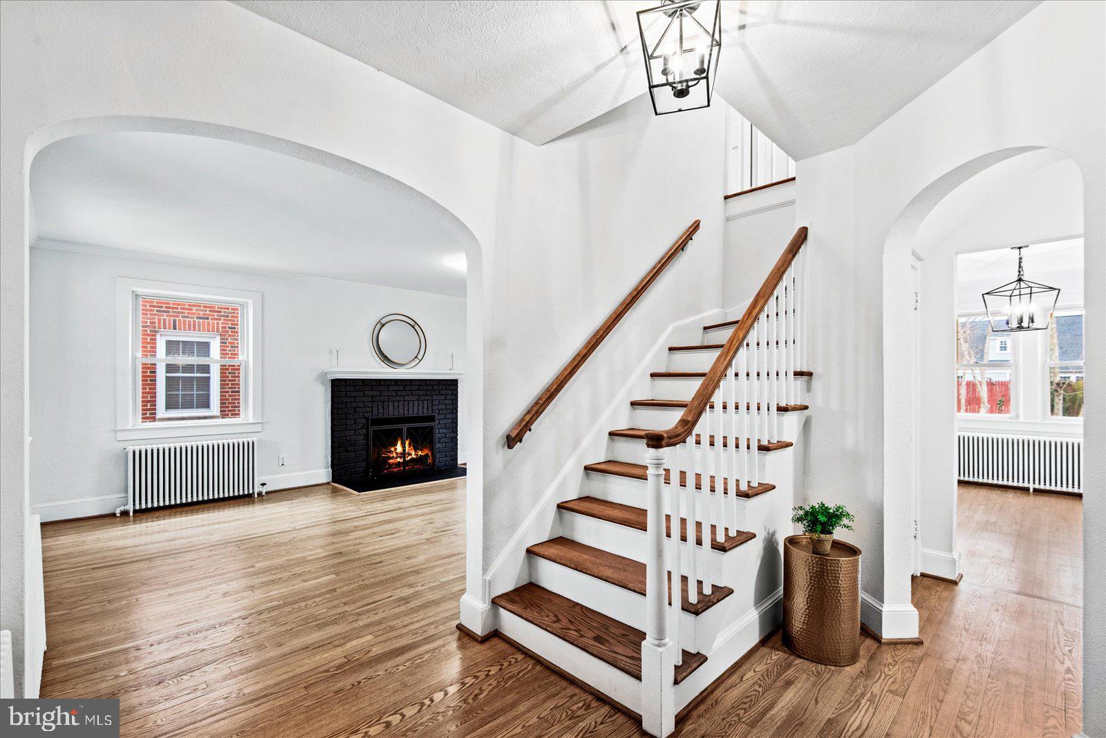 1312 Rowe Street Fredericksburg, VA 22401 - Photo 10 of 45 a view of entryway and hall with wooden floor