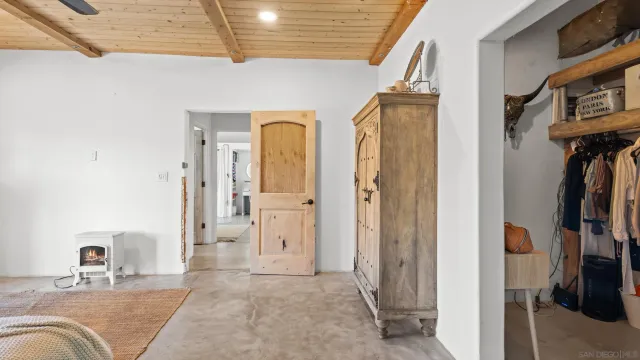 a view of a livingroom with a fireplace