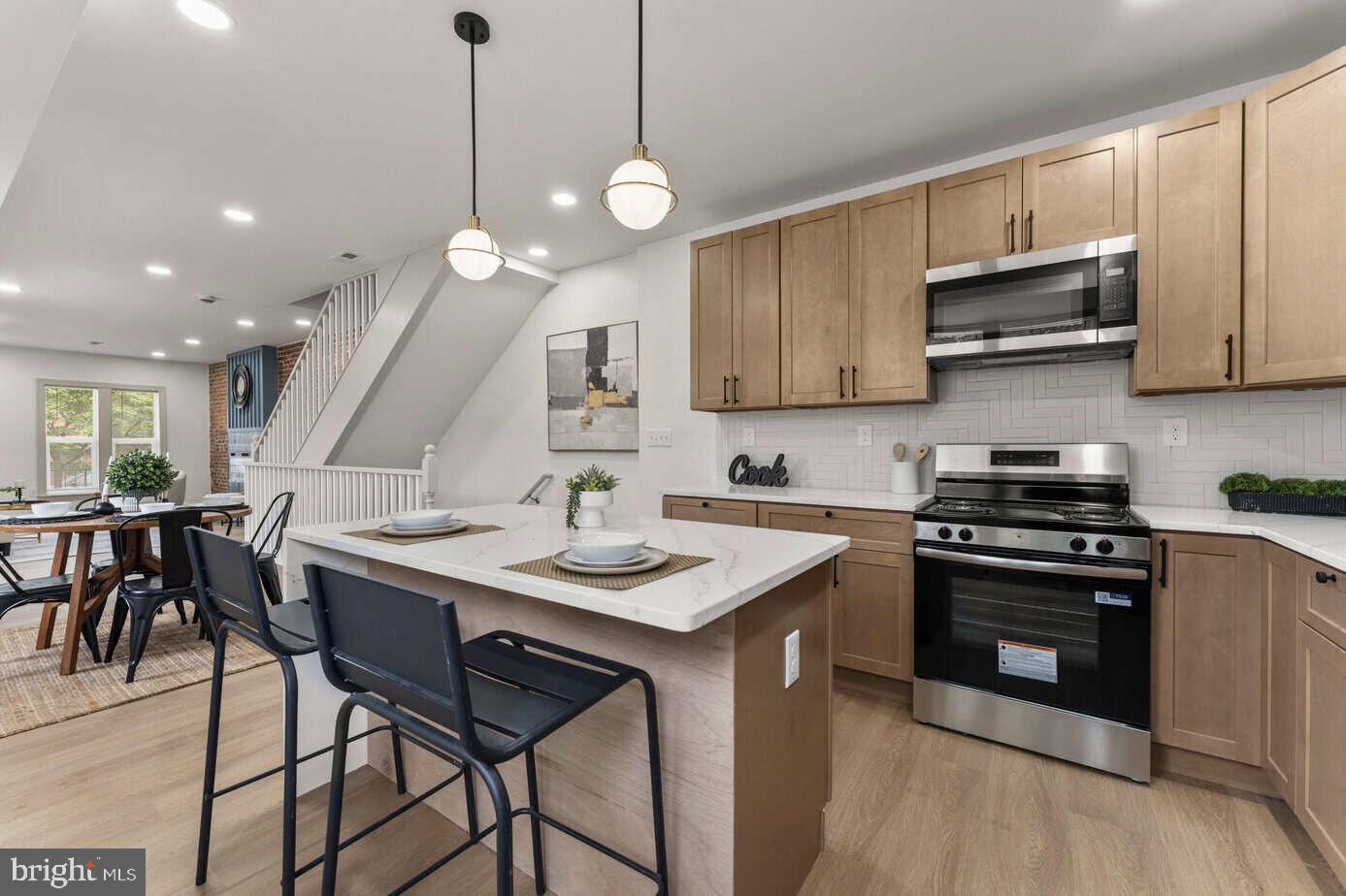 3121 McElderry Street Baltimore, MD 21205 - Photo 12 of 25 Kitchen Island