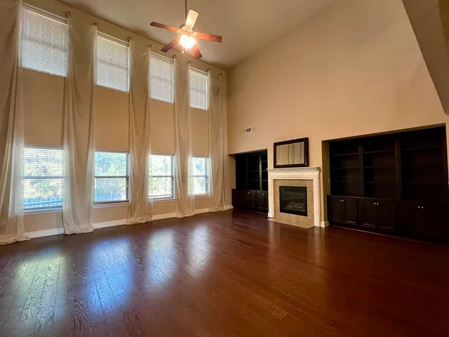 a kitchen with a sink and a refrigerator