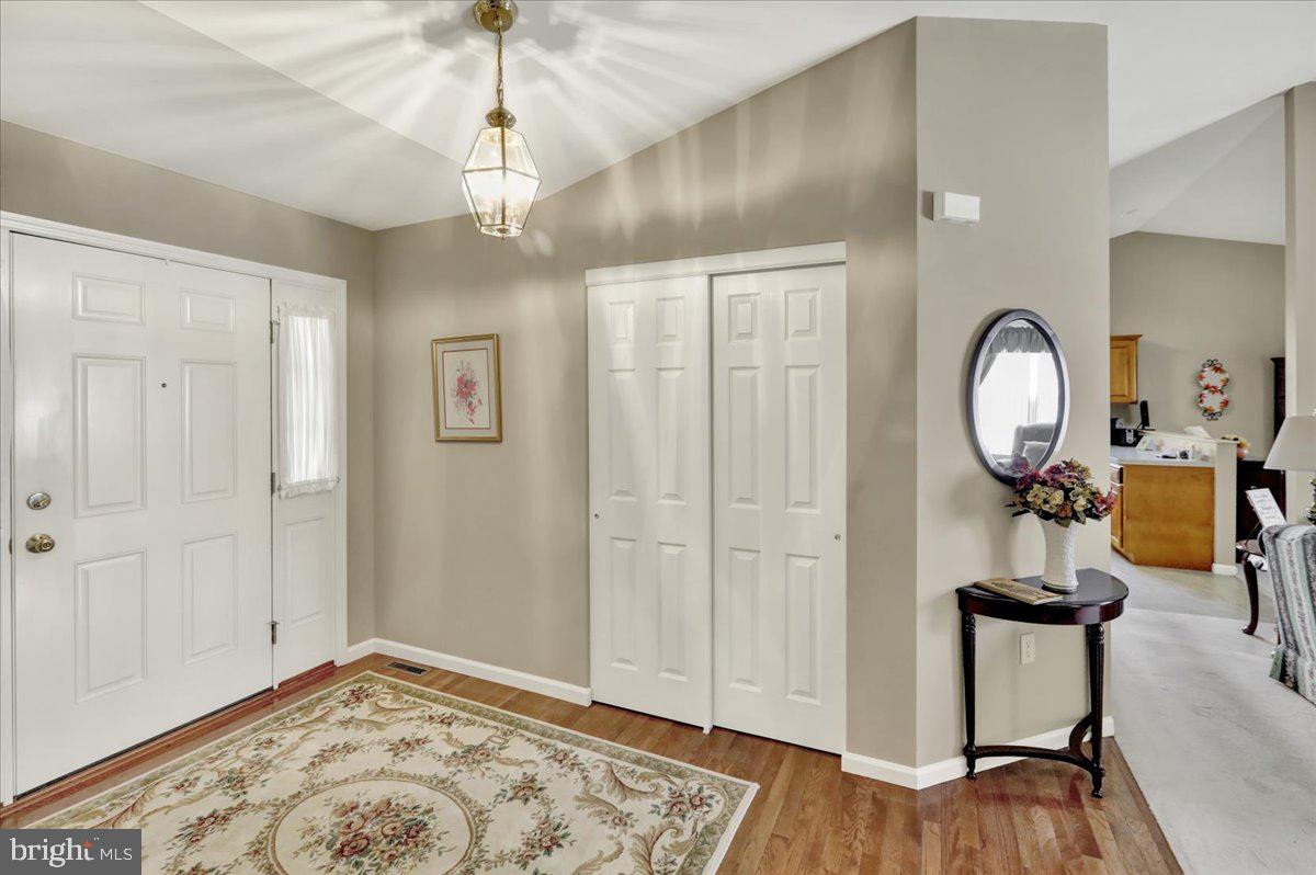 28 Sagebrook Drive Reading, PA 19606 - Photo 4 of 27 a view of a hallway with wooden floor and entryway