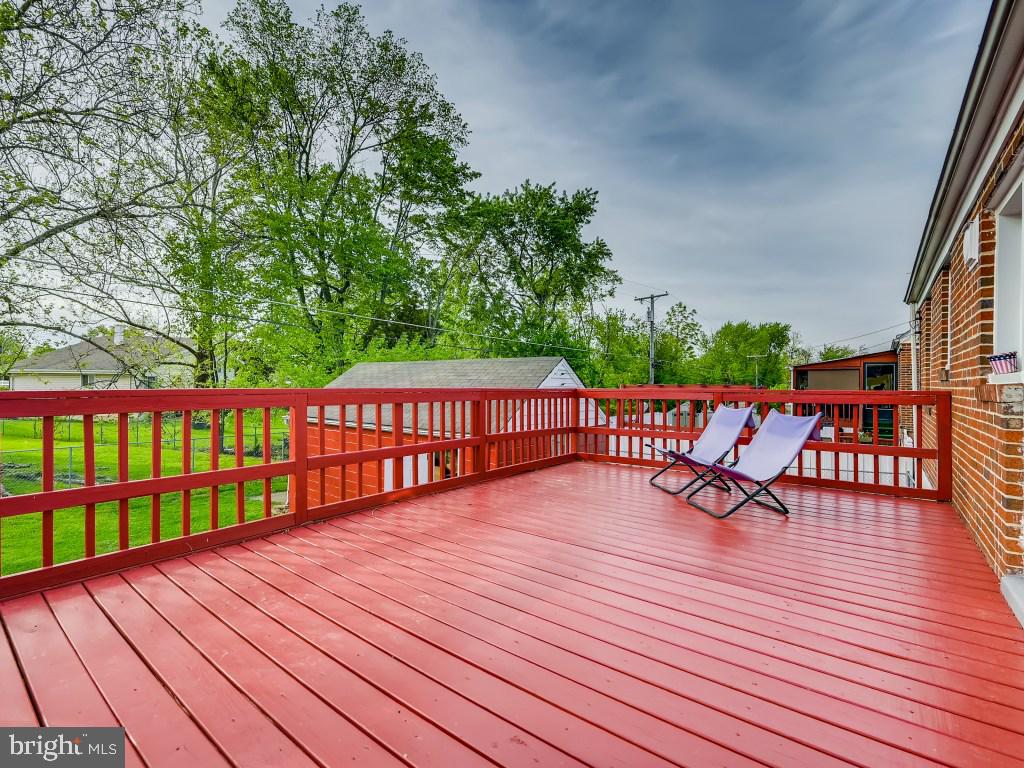3314 Mayfair Road Baltimore, MD 21207 - Photo 18 of 25 oversized deck overlooking beautiful backyard