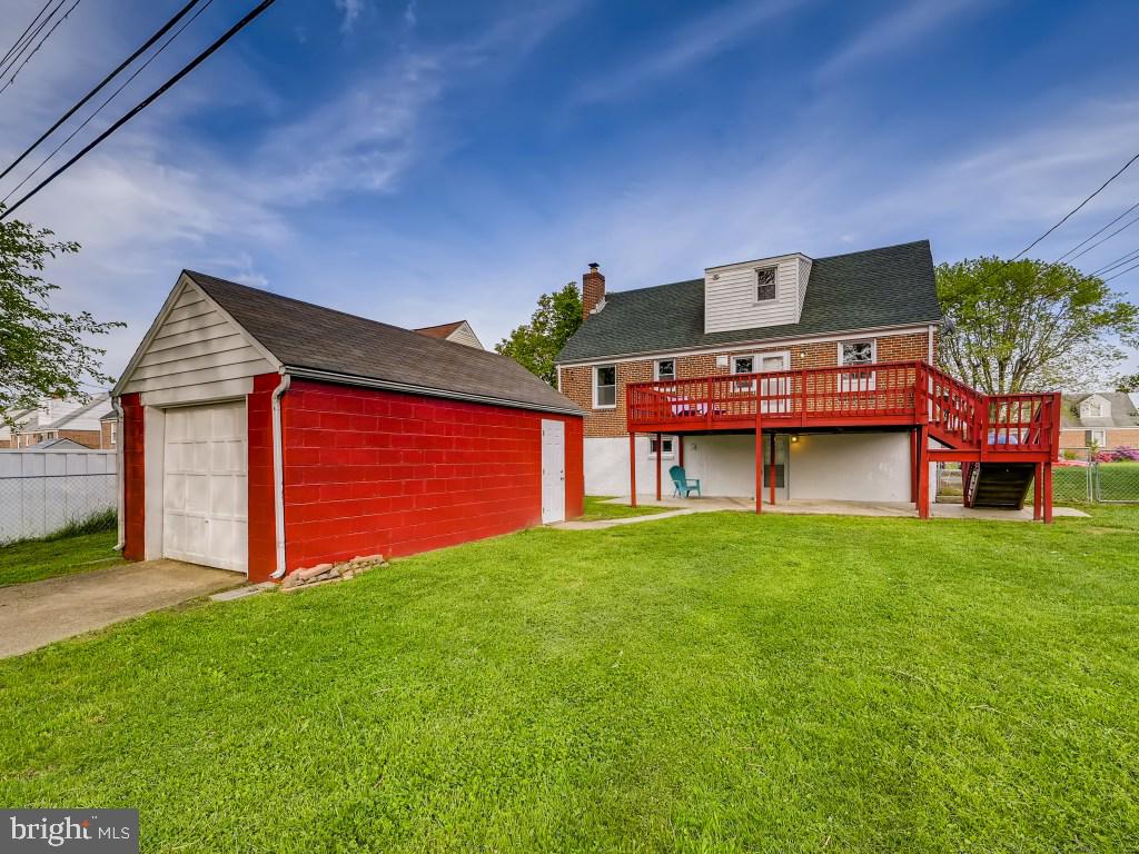 3314 Mayfair Road Baltimore, MD 21207 - Photo 20 of 25 backyard deck and bonus building