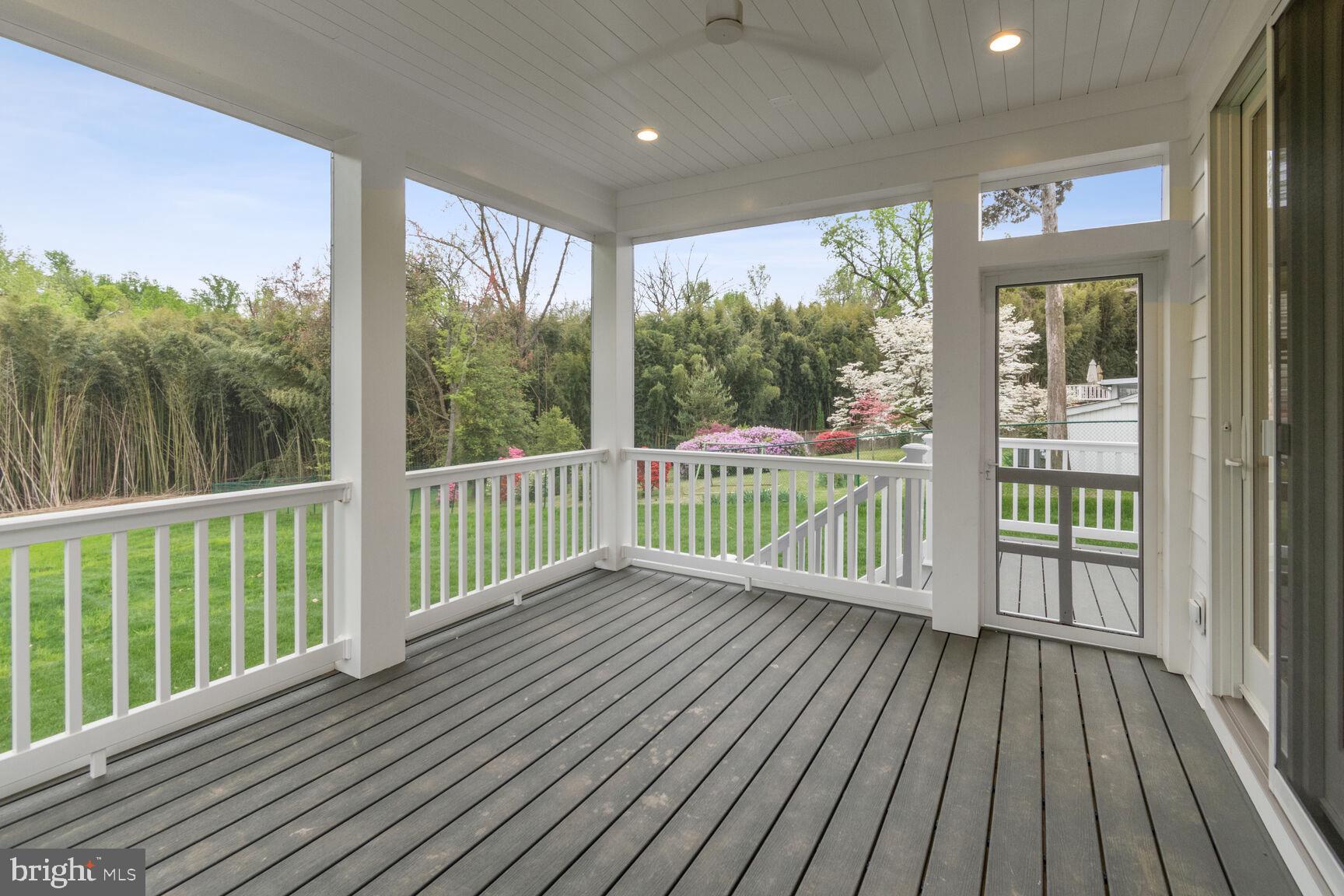 5810 Ipswich Road Bethesda, MD 20814 - Photo 33 of 36 Screened Porch Off Kitchen