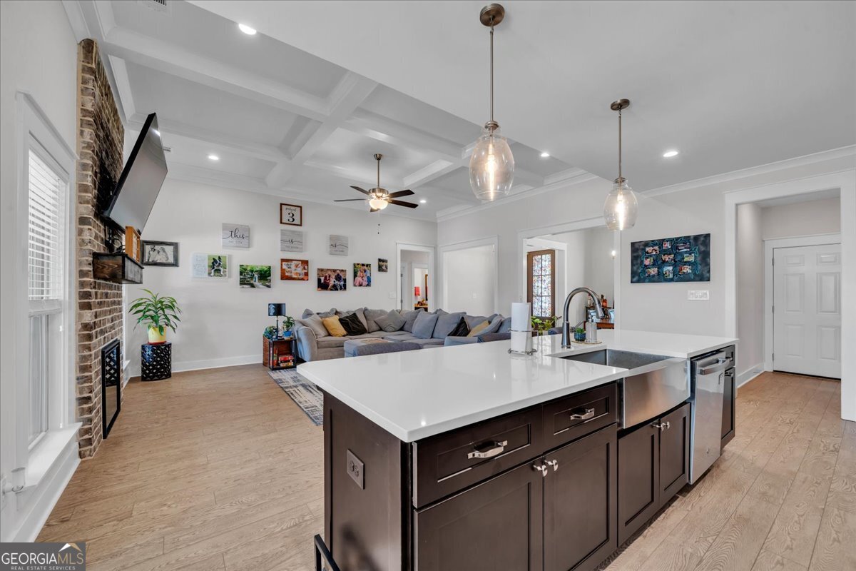 424 Rustic Live Oak Trail Bonaire, GA 31005 - Photo 14 of 51 a view of kitchen and sink