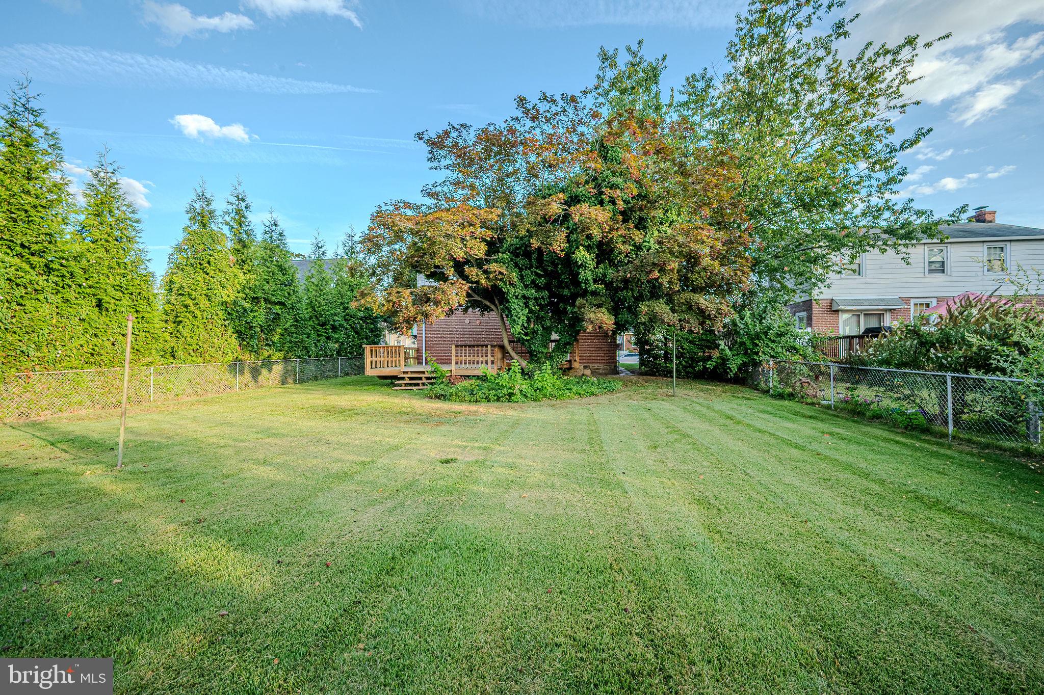 624 Gilbert Road Ridley Park, PA 19078 - Photo 36 of 36 a view of a backyard with a garden