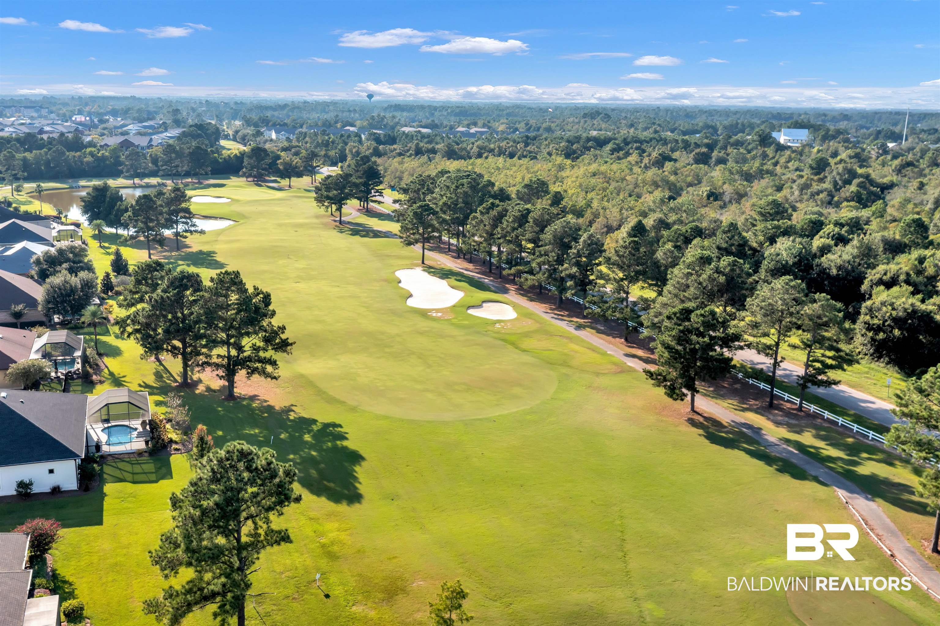 Lakes Circle Gulf Shores, AL 36542 - Photo 4 of 15 Aerial view of residential area featuring a golf course