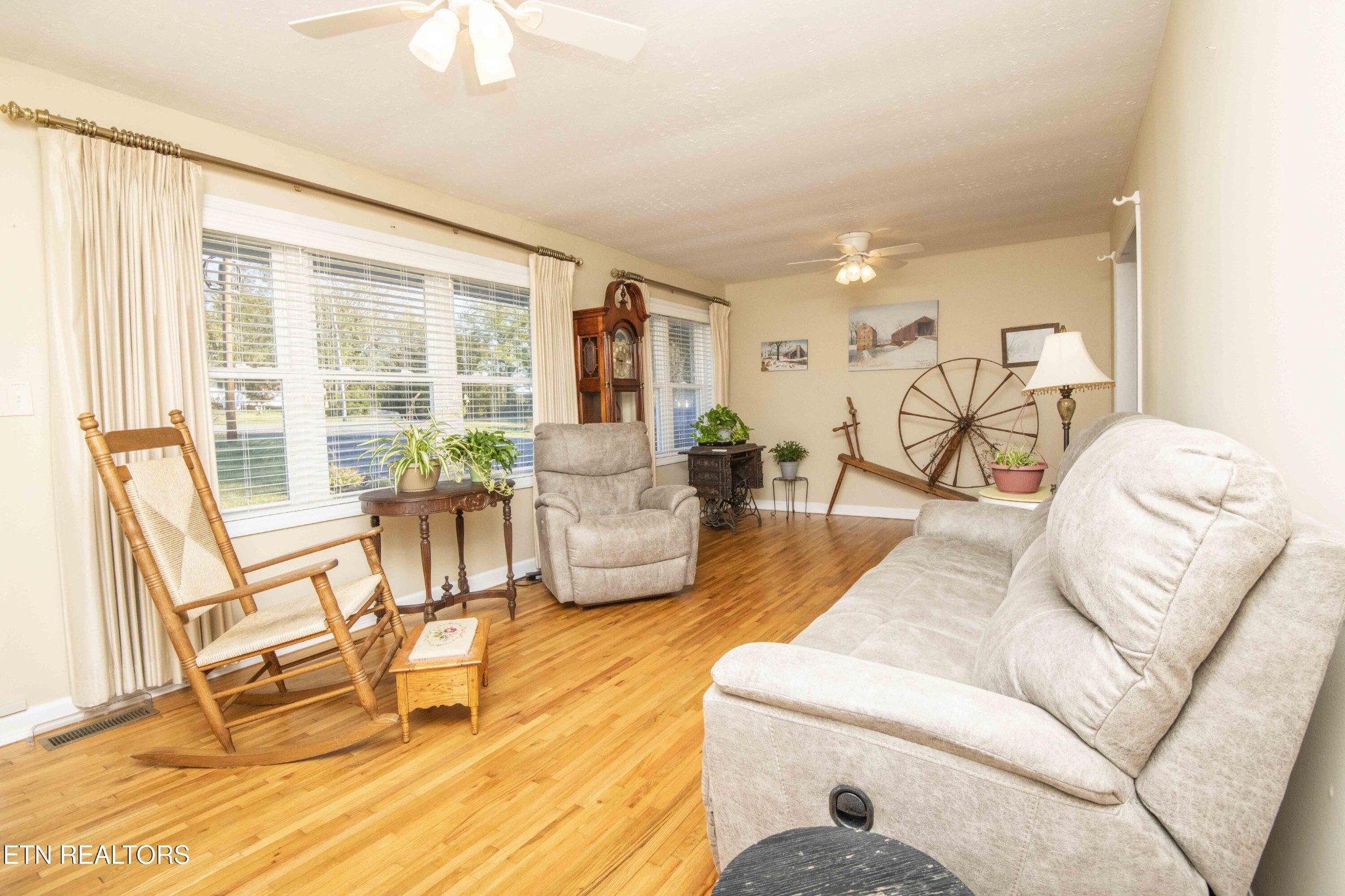 651 Hines Valley Road Lenoir City, TN 37771 - Photo 14 of 44 a living room with furniture and a large window