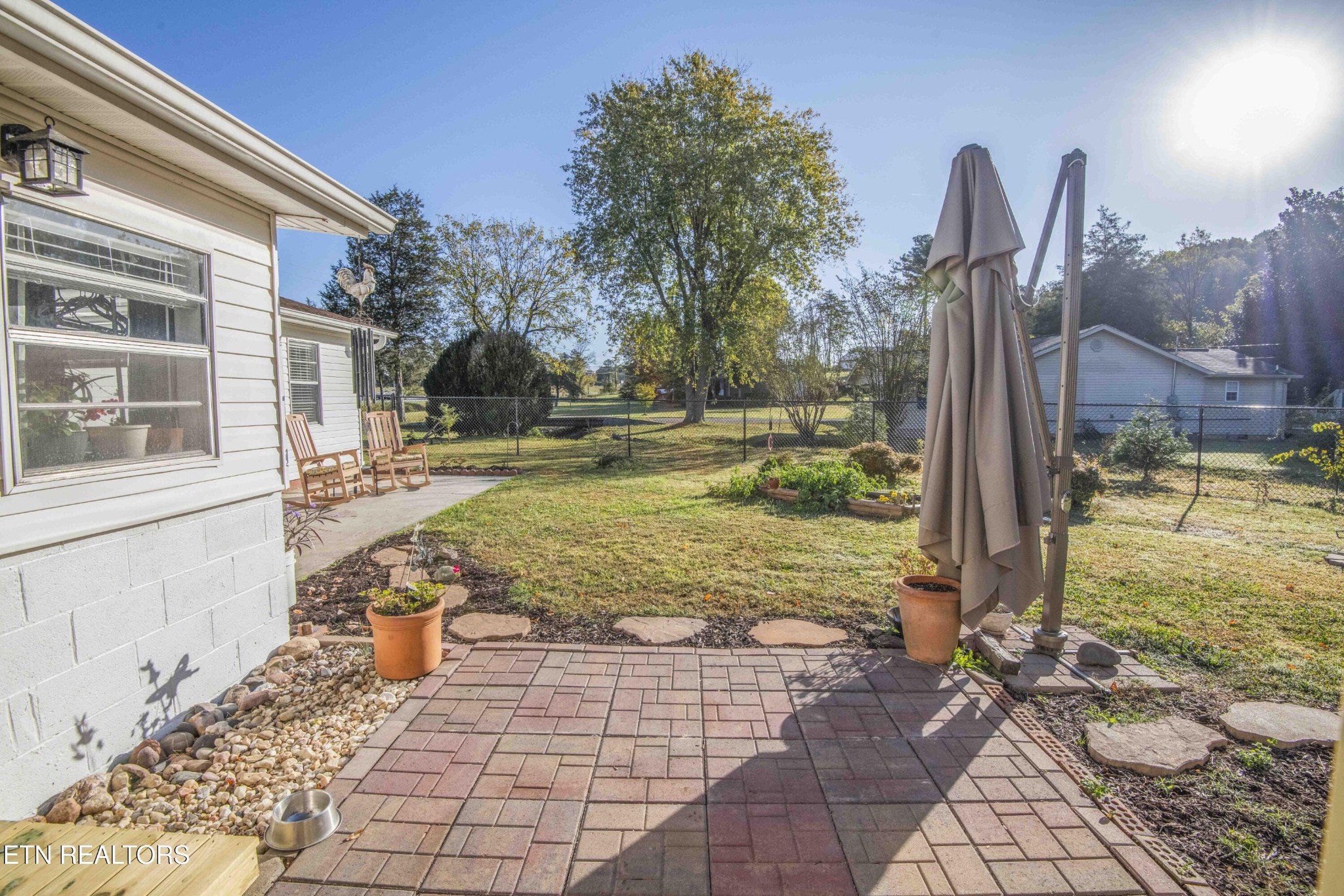 651 Hines Valley Road Lenoir City, TN 37771 - Photo 35 of 44 a view of a porch with a backyard