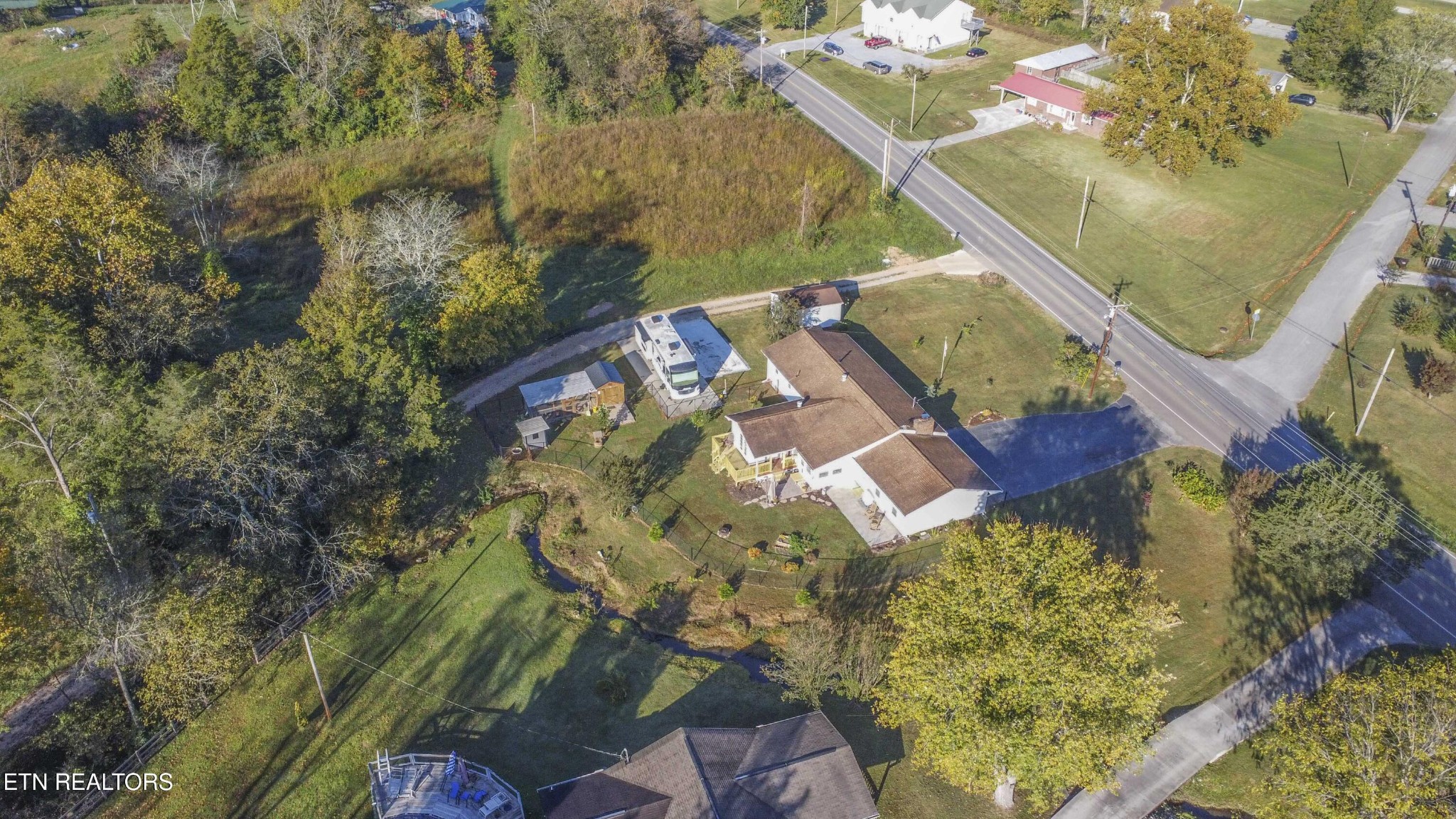 651 Hines Valley Road Lenoir City, TN 37771 - Photo 42 of 44 an aerial view of a house