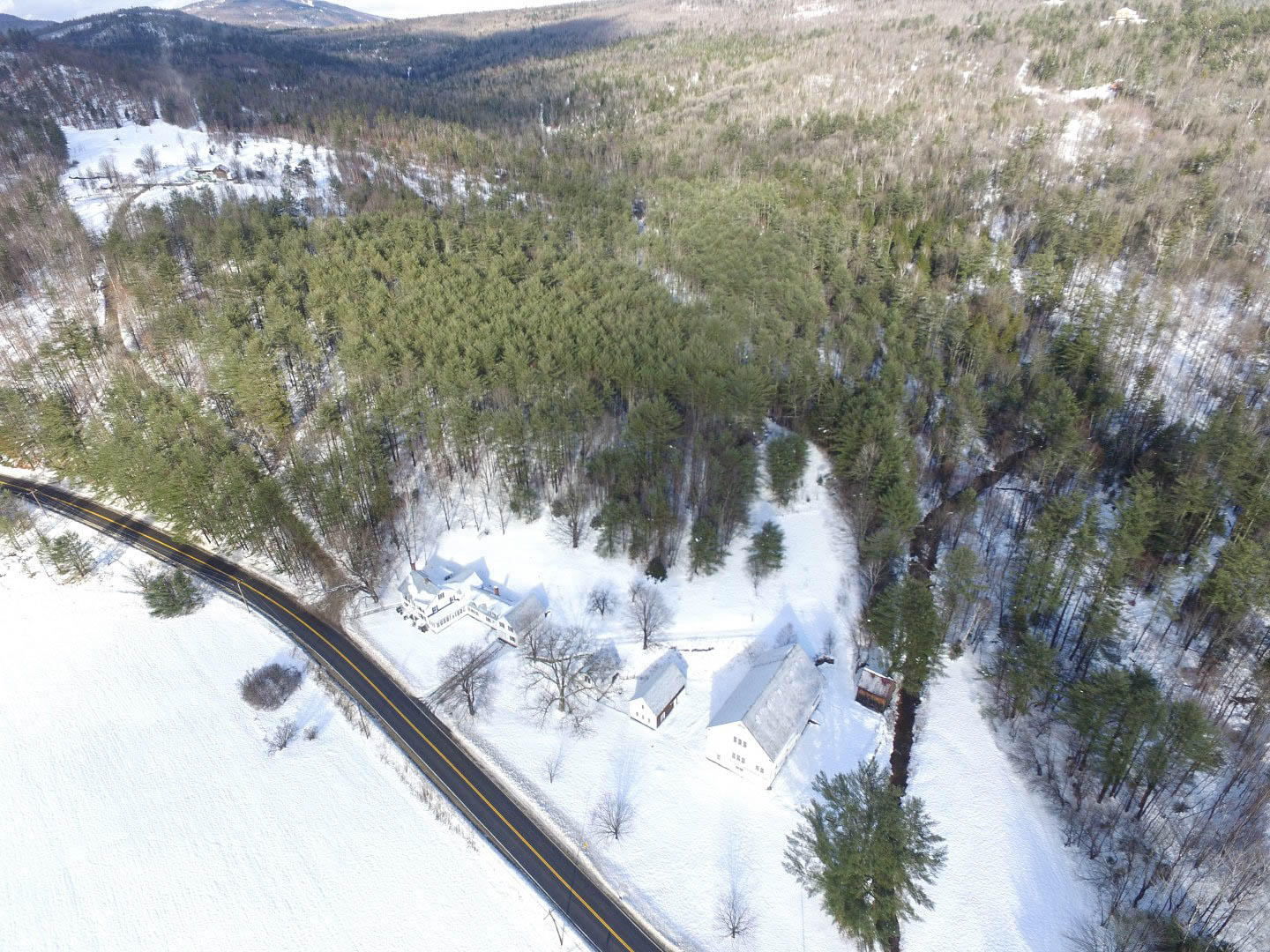 74 Andover Road Rumford, ME 04276 - Photo 40 of 45 Aerial Image Behind The House