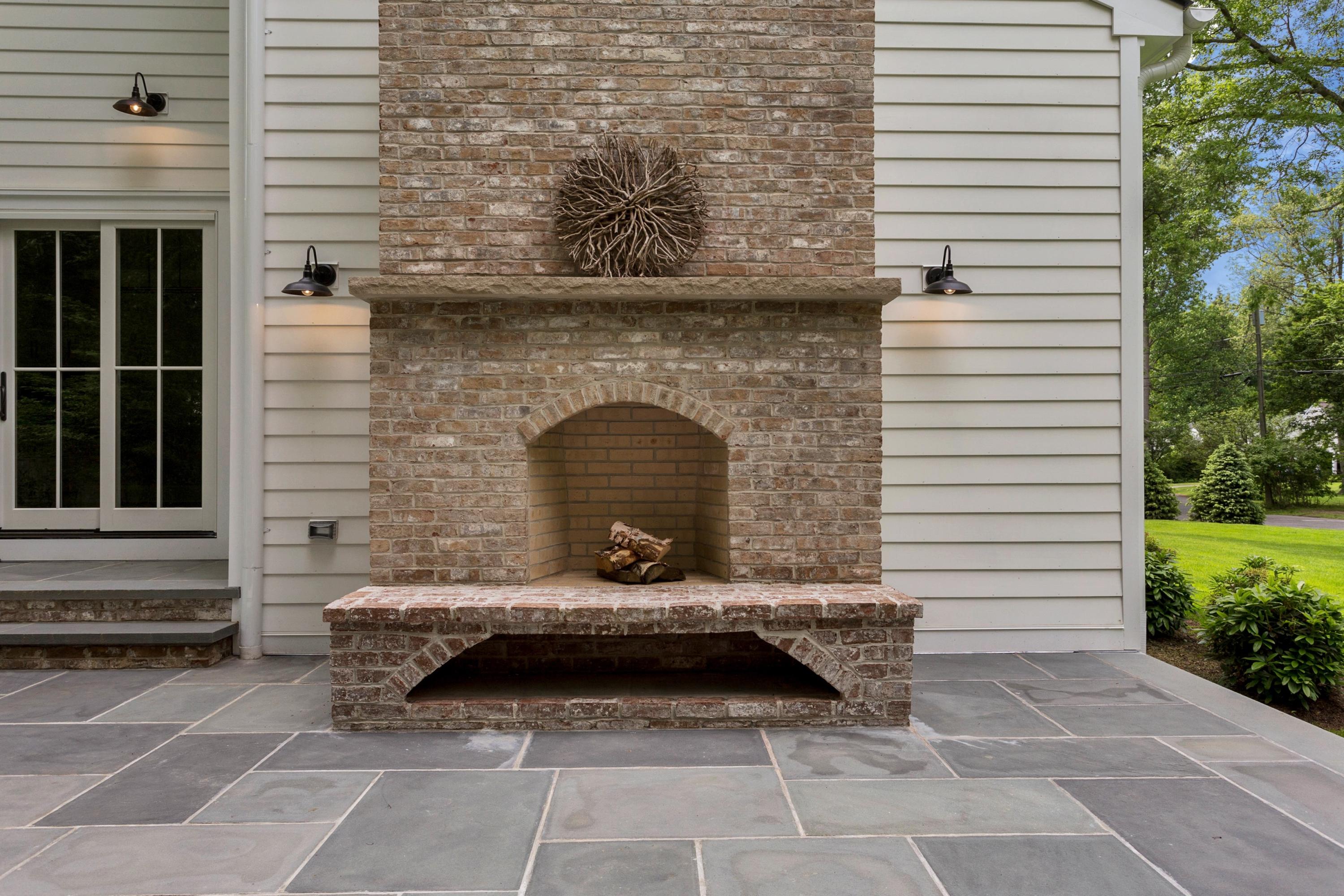 11 Rocaton Road Darien, CT 06820 - Photo 35 of 38 a view of outdoor space with outdoor seating and barbeque oven