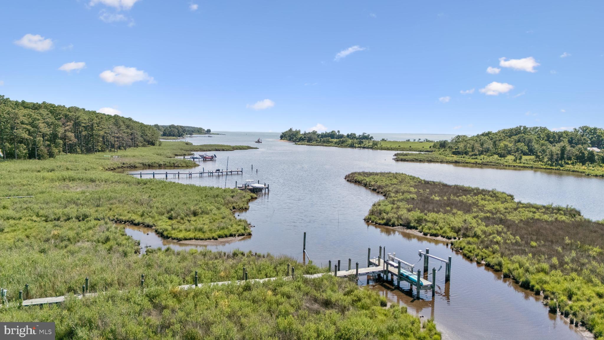 6670 Tilghman Island Road Sherwood, MD 21665 - Photo 5 of 64 a view of a lake with houses in the back