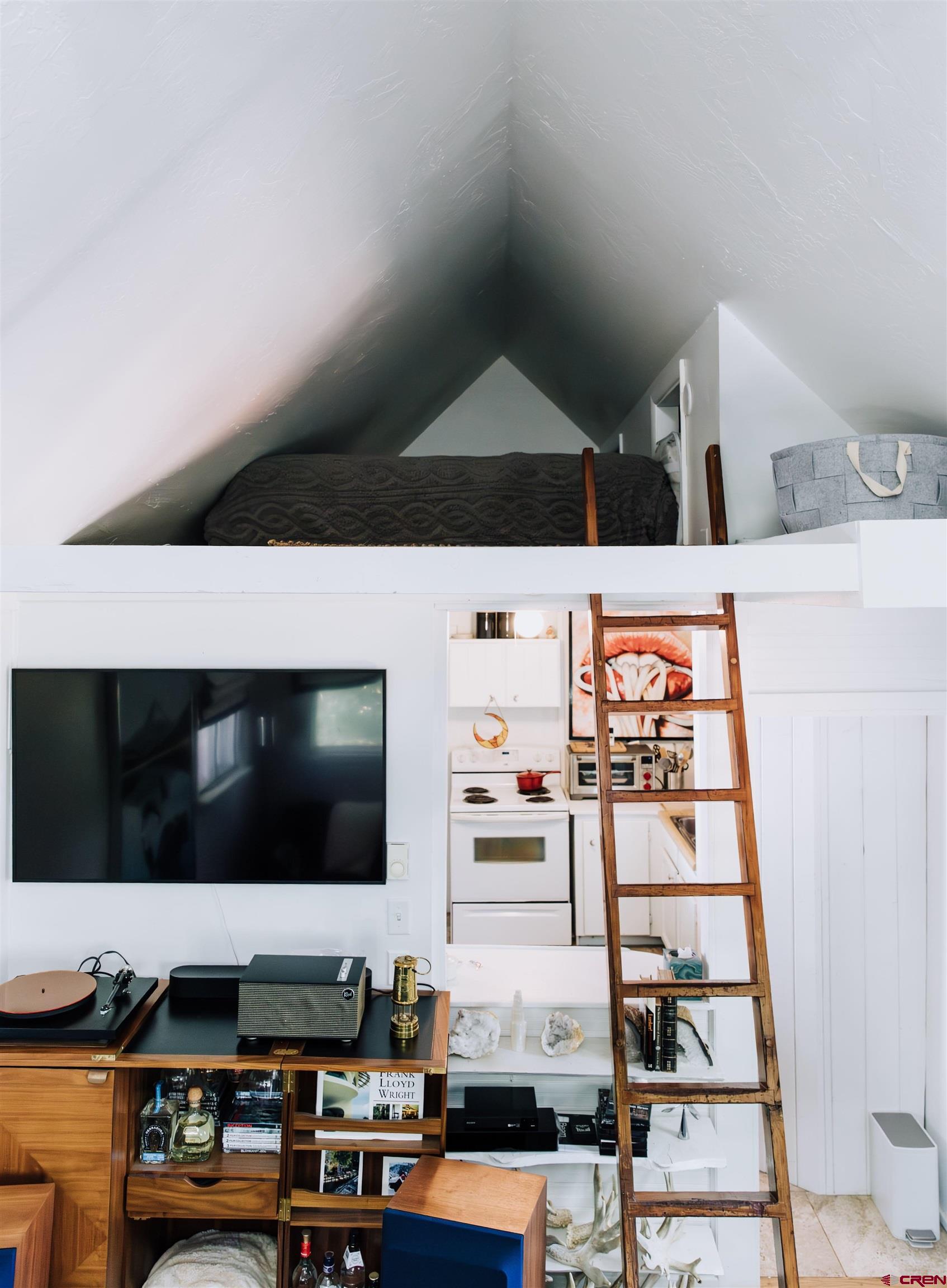 218 Maroon Avenue, Unit E Crested Butte, CO 81224 - Photo 16 of 22 a living room with furniture and flat screen tv