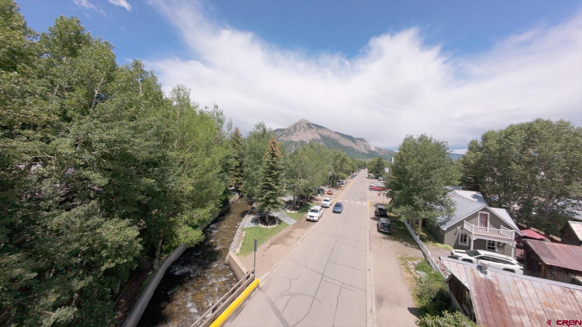 218 Maroon Avenue, Unit E Crested Butte, CO 81224 - Photo 22 of 22 a view of a house with roof and garden