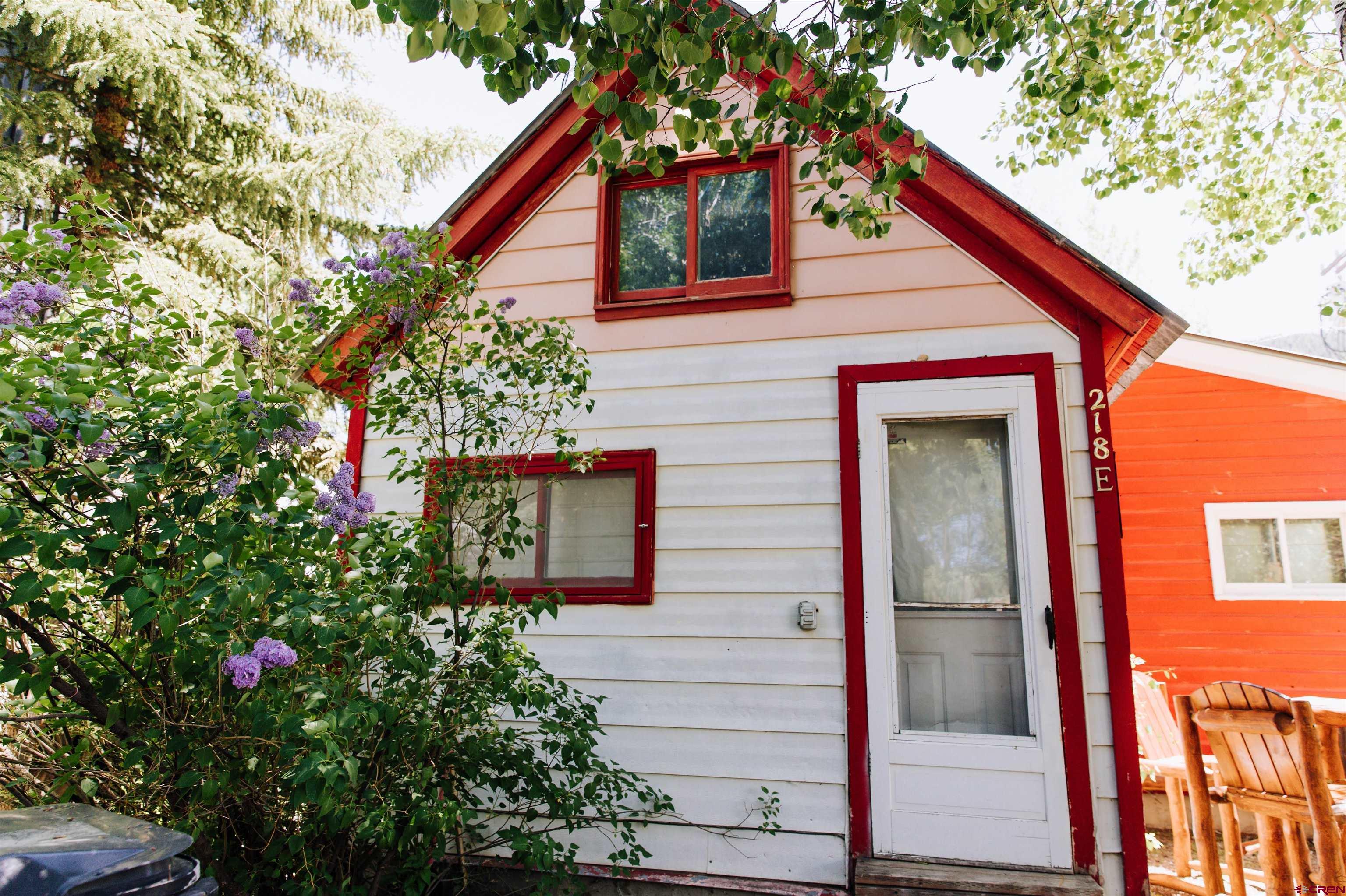 218 Maroon Avenue, Unit E Crested Butte, CO 81224 - Photo 5 of 22 a front view of a house with plants