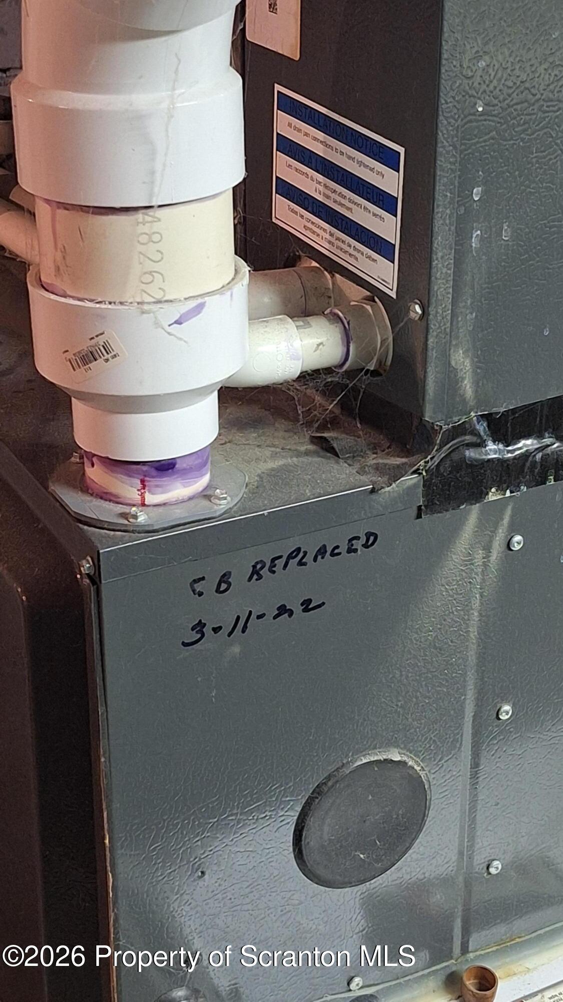 1947 Myrtle Street Scranton, PA 18510 - Photo 30 of 33 a water heater sitting inside of a room