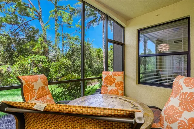 a outdoor space with the couches and dining table
