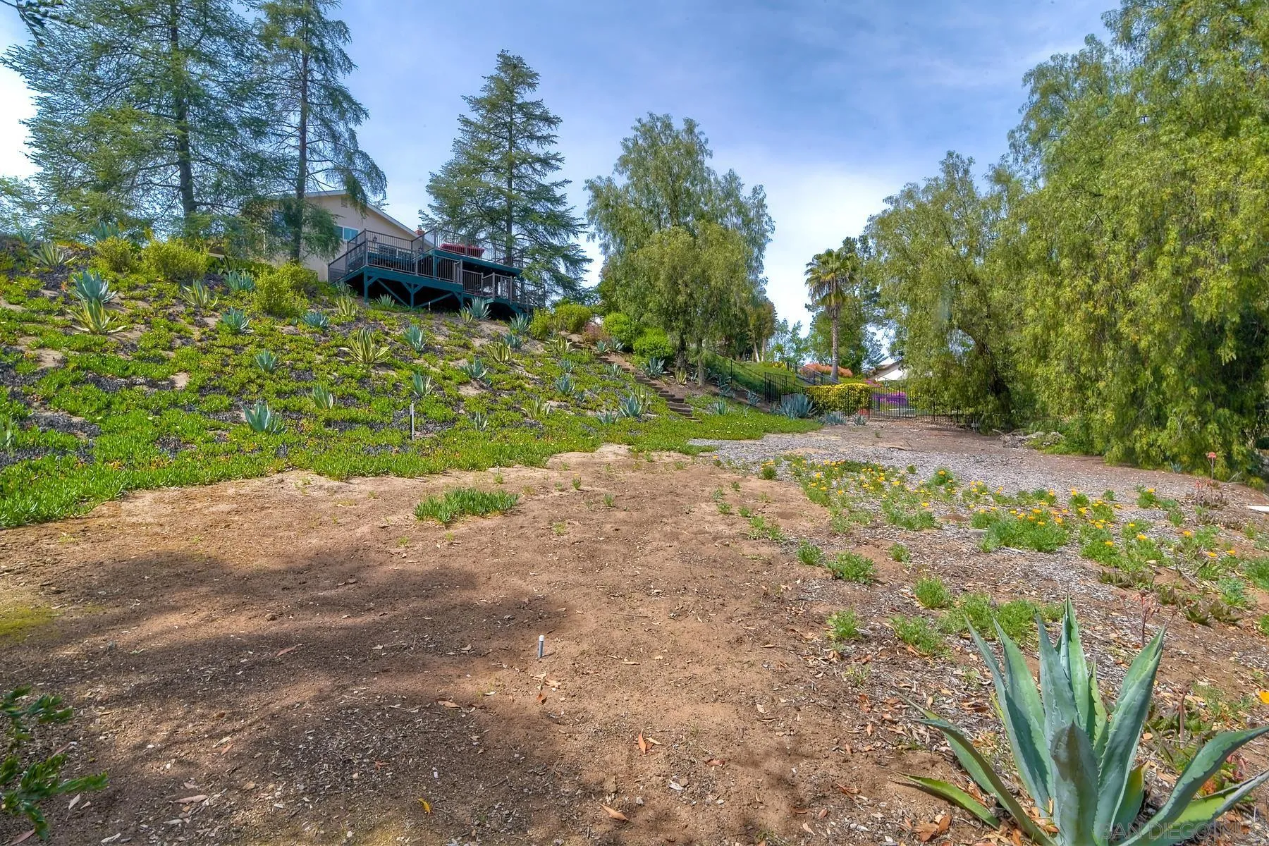 14859 Derringer Road Poway, CA 92064 - Photo 39 of 39 a backyard of a house with a garden and plants