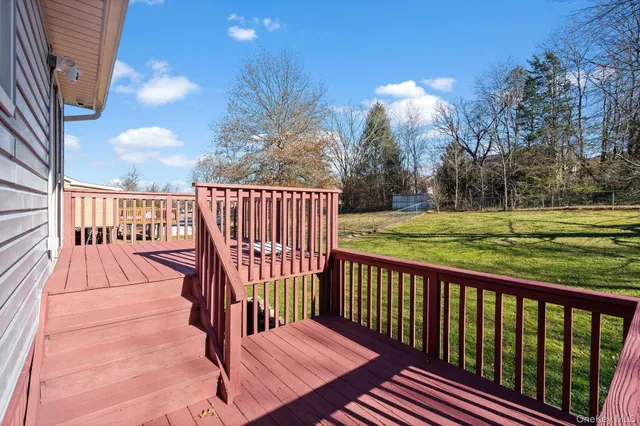a view of a roof deck