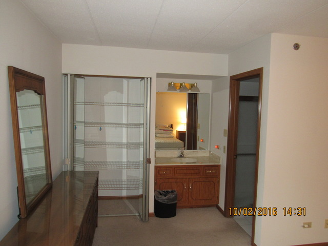 10640 Ridgeland Avenue, Unit 2A Chicago Ridge, IL 60415 - Photo 9 of 15 a bathroom with a sink a toilet and shower