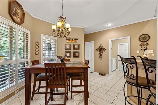 3621 Rock Creek Drive Tyler, TX 75707 - Photo 14 of 29 a view of a dining room with furniture window and outside view