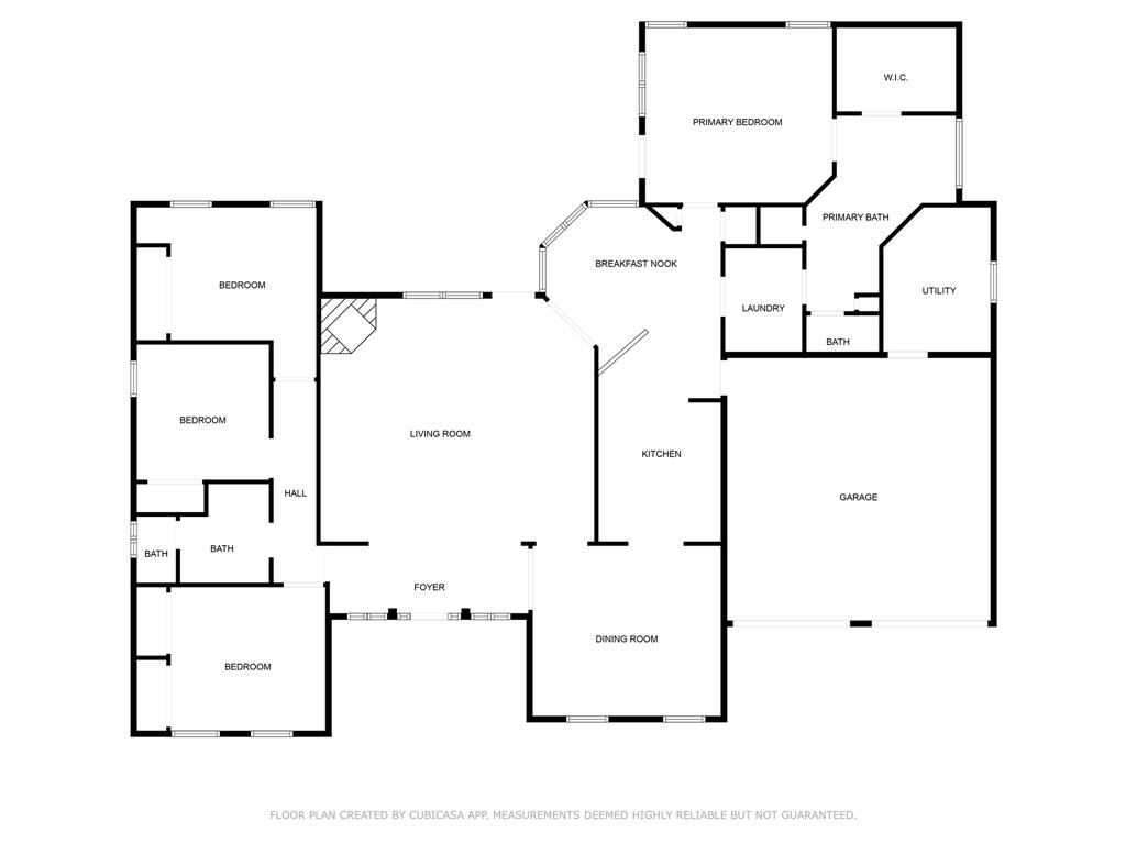 3621 Rock Creek Drive Tyler, TX 75707 - Photo 2 of 29 a picture of floor plan