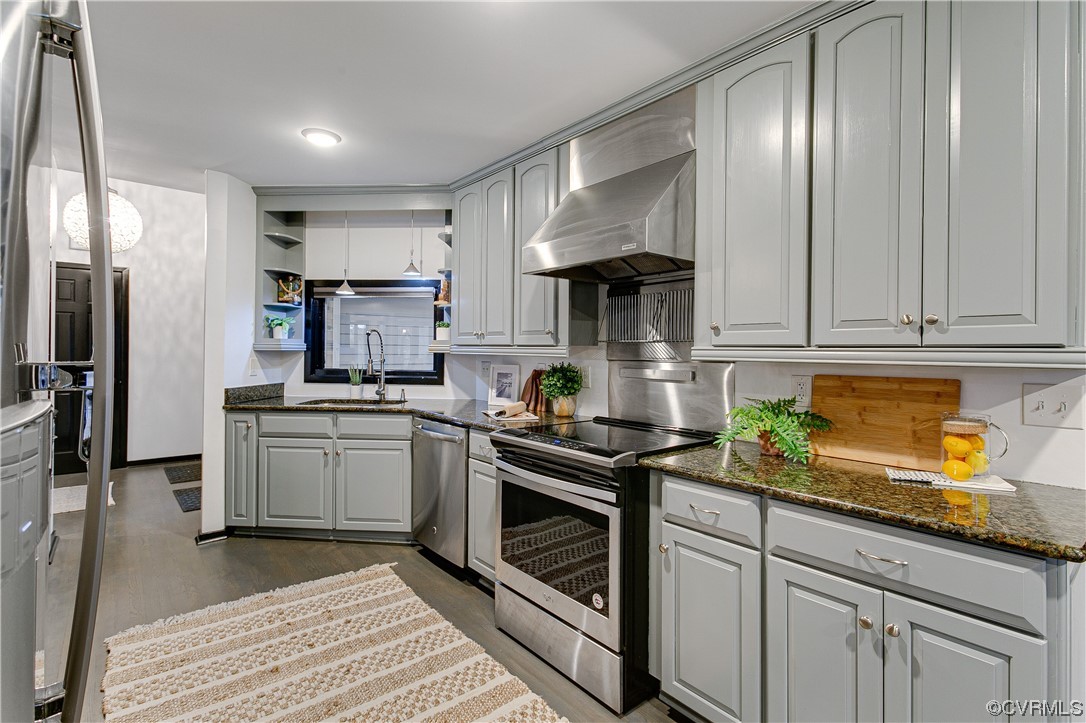 5623 Promontory Pointe Road Midlothian, VA 23112 - Photo 13 of 50 Kitchen featuring sink, backsplash, stainless stee