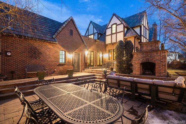a view of a chairs and a tables in the patio