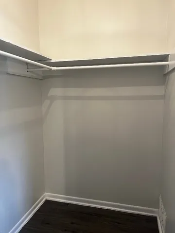 a close up view of racks on the wall