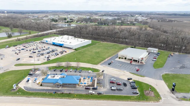 a view of a city from a terrace