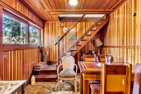 a house view with a outdoor space