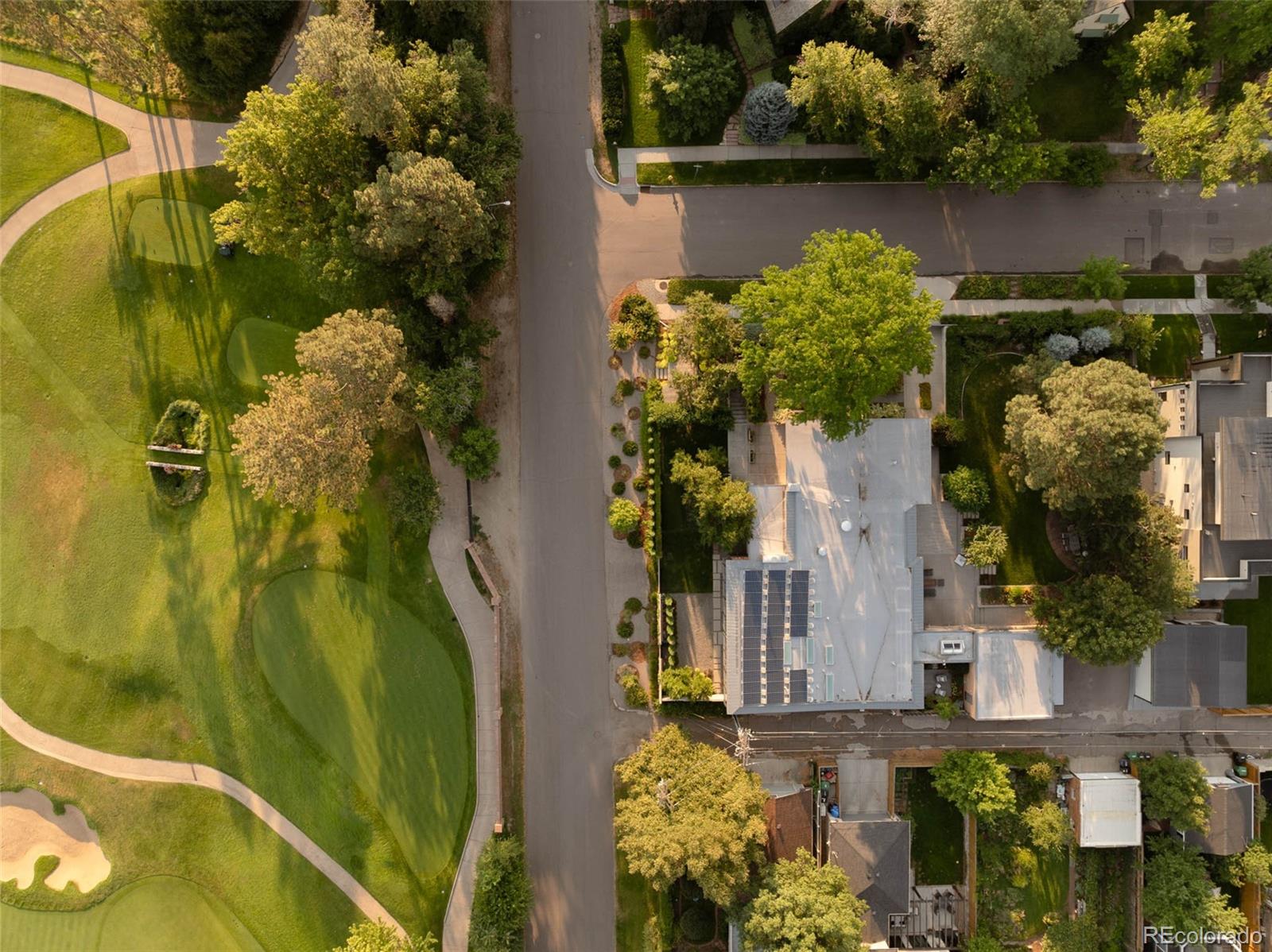 101 South Humboldt Street Denver, CO 80209 - Photo 6 of 50 an aerial view of a house with a lake view