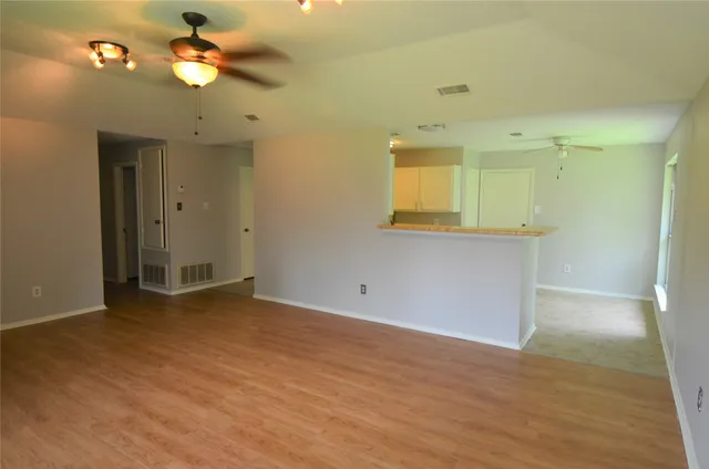 wooden floor in an empty room