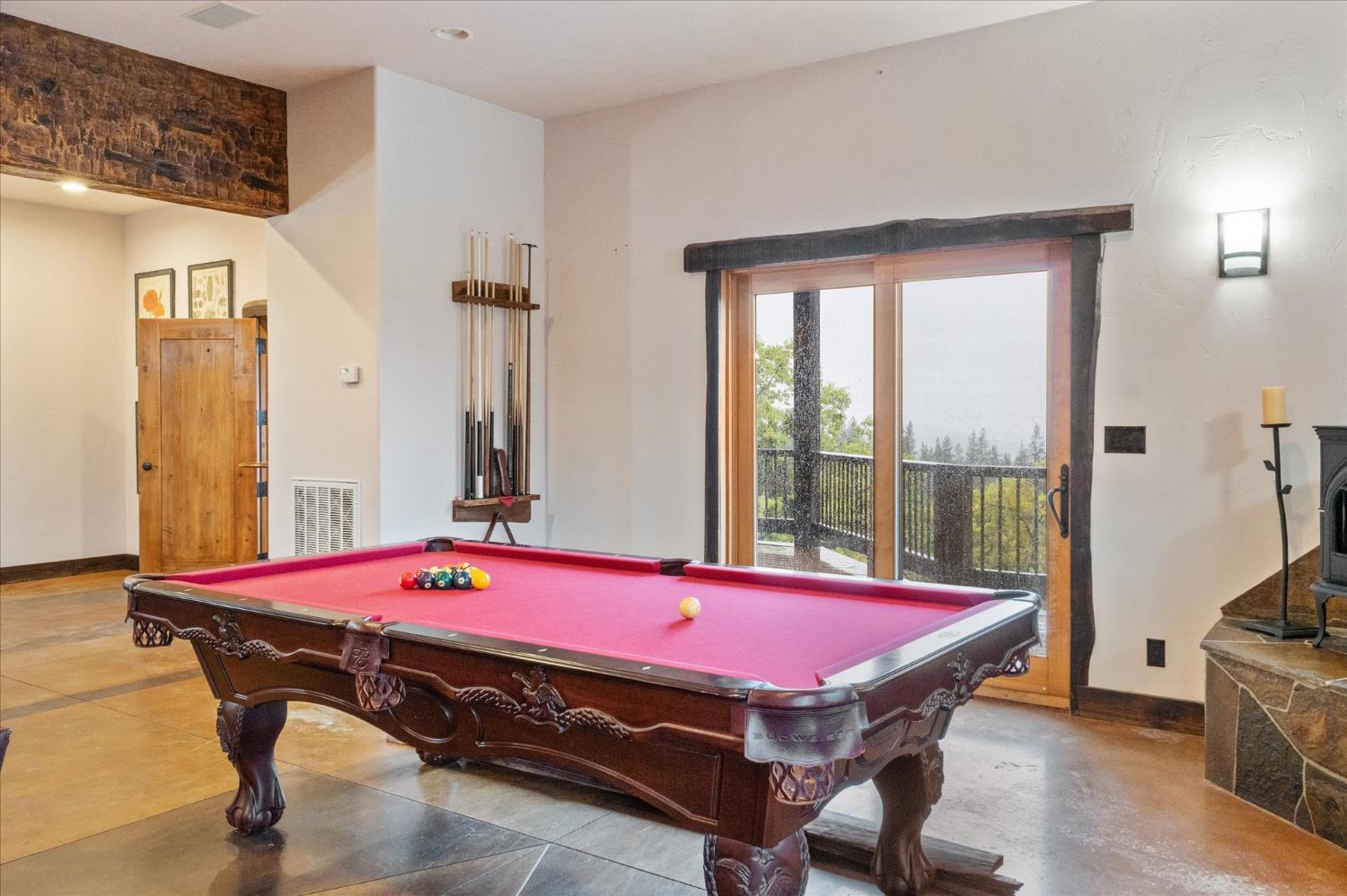 644 Crestview Drive Murphys, CA 95247 - Photo 38 of 56 a room with pool table and windows