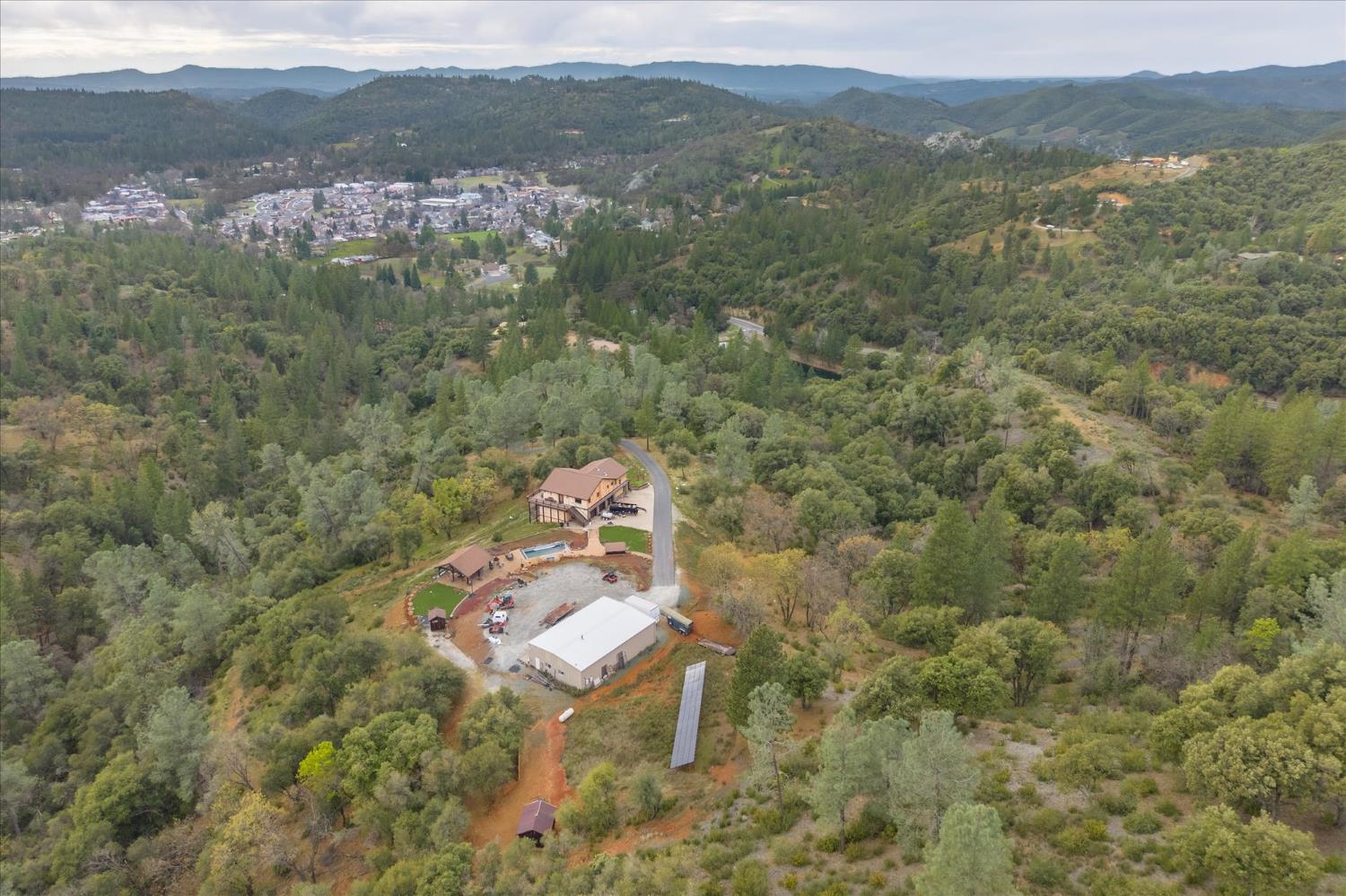 644 Crestview Drive Murphys, CA 95247 - Photo 7 of 56 a aerial view of a house with a yard
