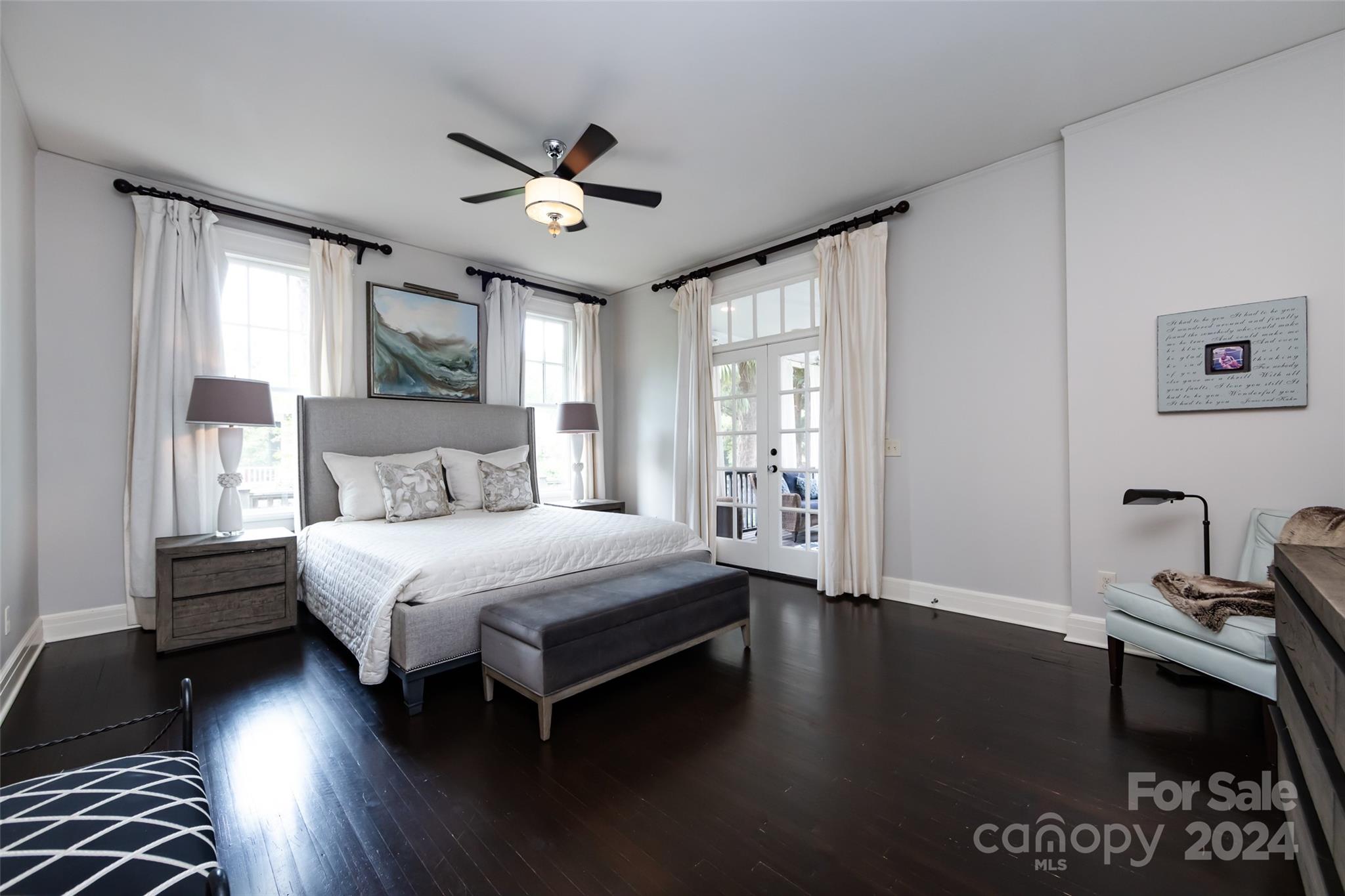 2310 Westfield Road Charlotte, NC 28207 - Photo 18 of 43 a bedroom with a bed and a window
