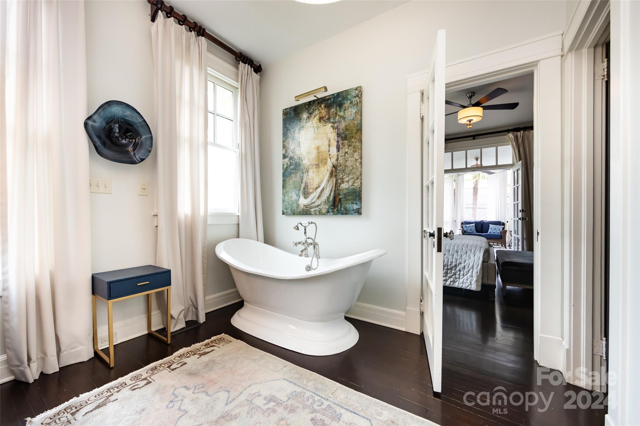 2310 Westfield Road Charlotte, NC 28207 - Photo 21 of 43 a bathroom with a sink and a mirror