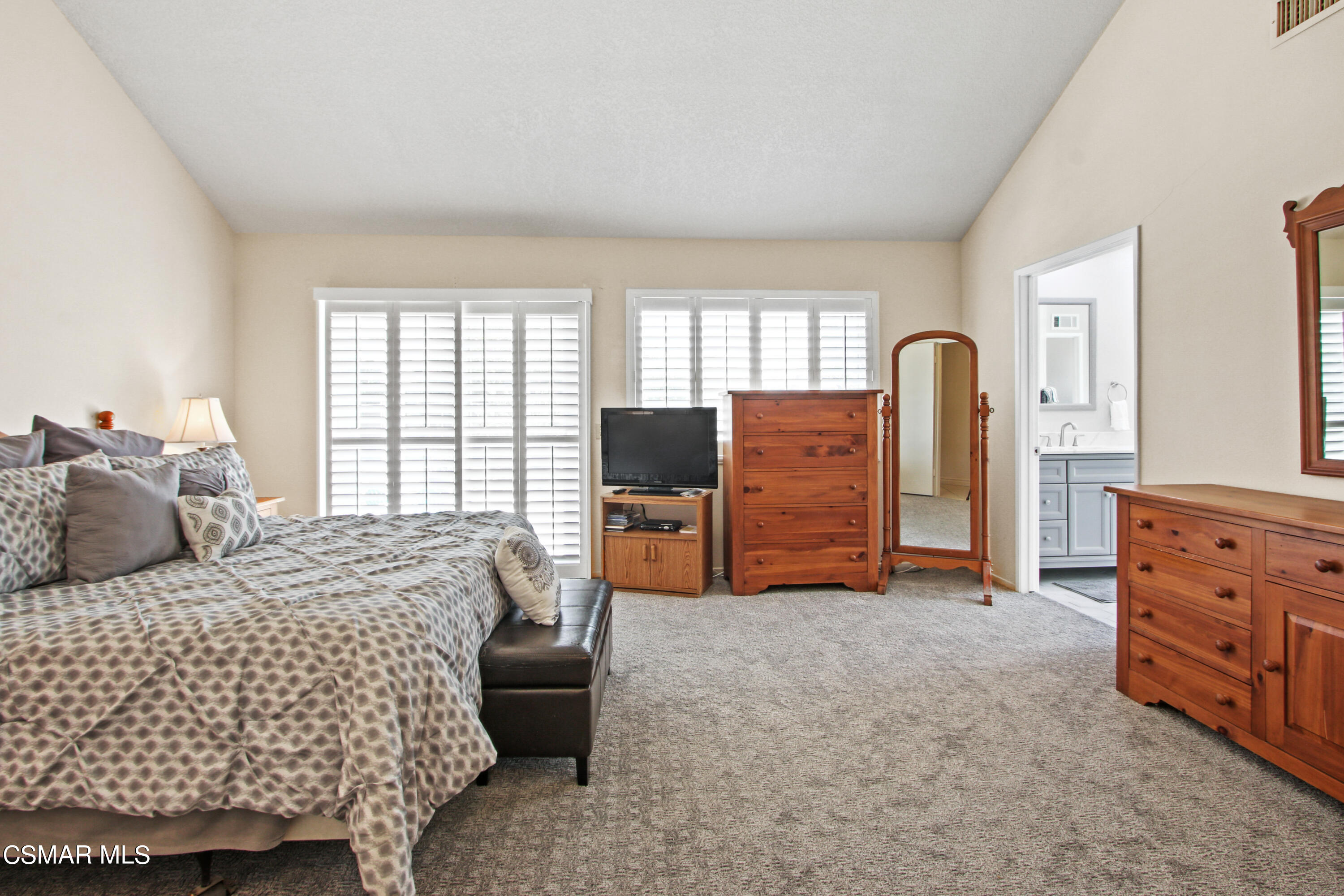2745 Gum Circle Simi Valley, CA 93065 - Photo 21 of 40 a bedroom with a bed and a television