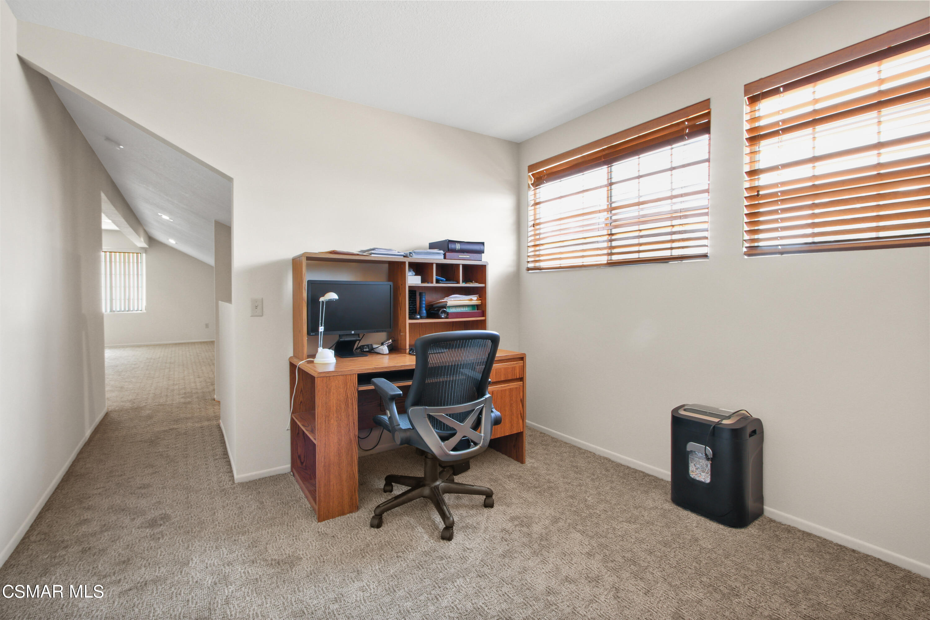 2745 Gum Circle Simi Valley, CA 93065 - Photo 33 of 40 a view of a workspace with furniture and a window