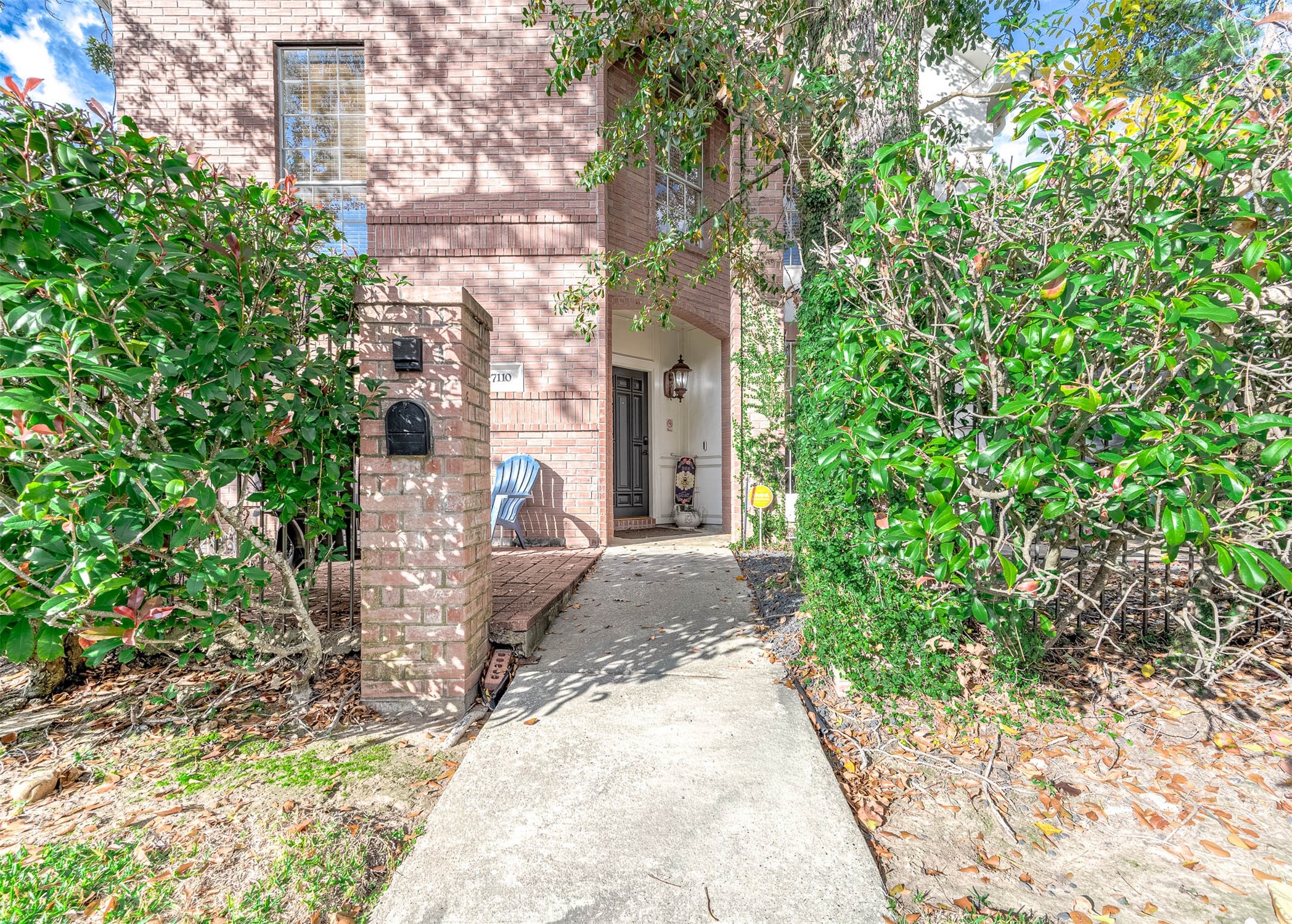 7110 Gary Street Houston, TX 77055 - Photo 48 of 50 a view of a road with plants and large trees