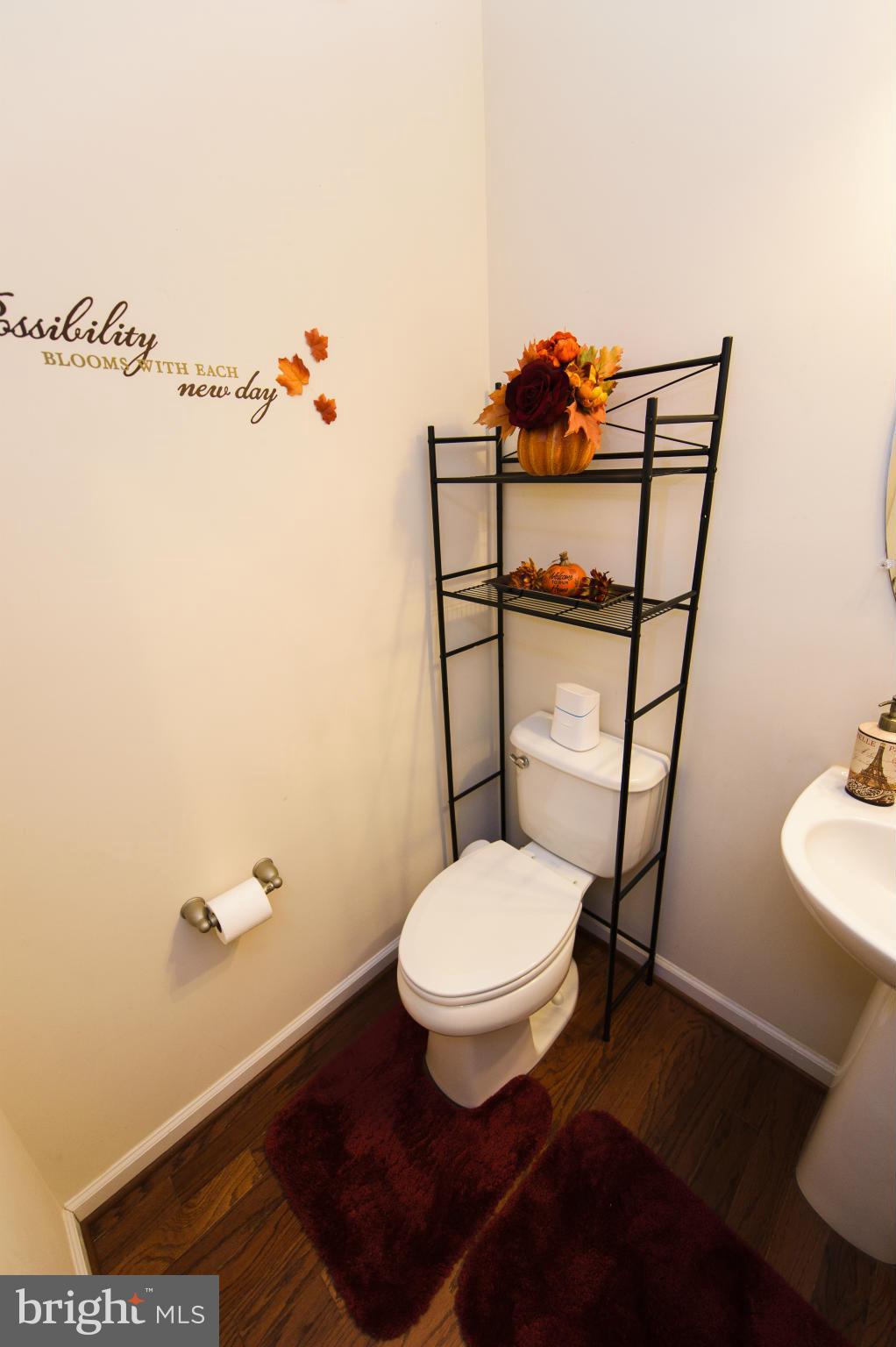 4878 Dane Ridge Circle, Unit 123 Woodbridge, VA 22193 - Photo 9 of 21 a bathroom with a toilet and a mirror