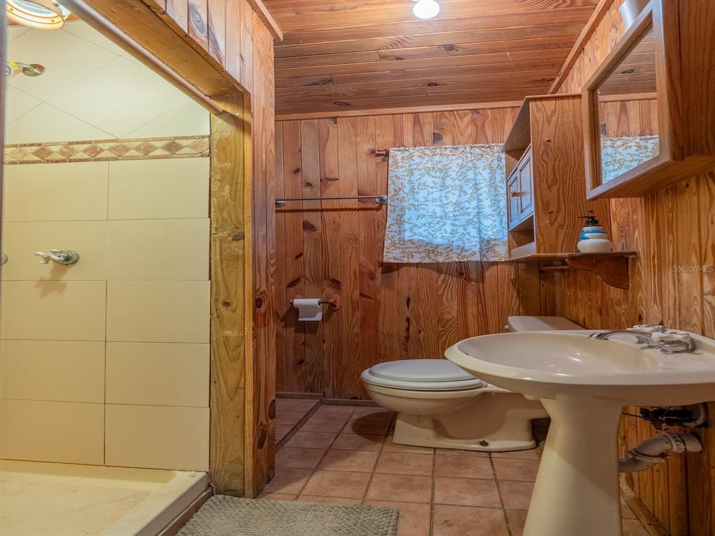 13668 Northeast 226th Avenue Road Fort McCoy, FL 32134 - Photo 12 of 37 a bathroom with a sink a toilet and shower