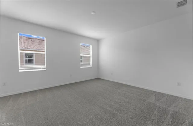 a view of an empty room