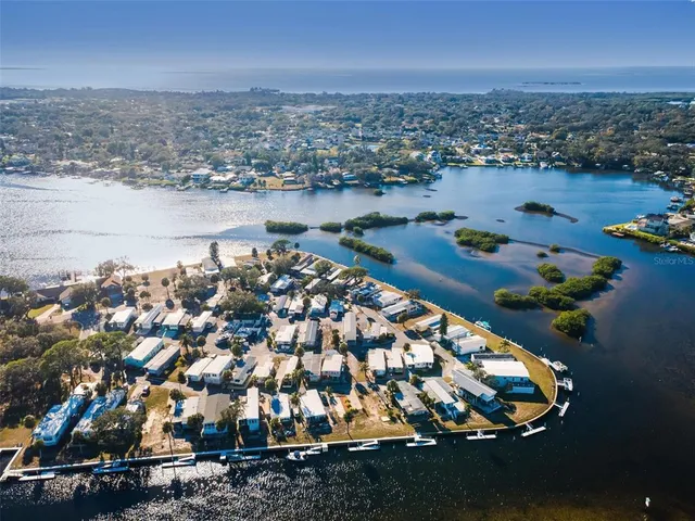 an aerial view of residential house with parking space