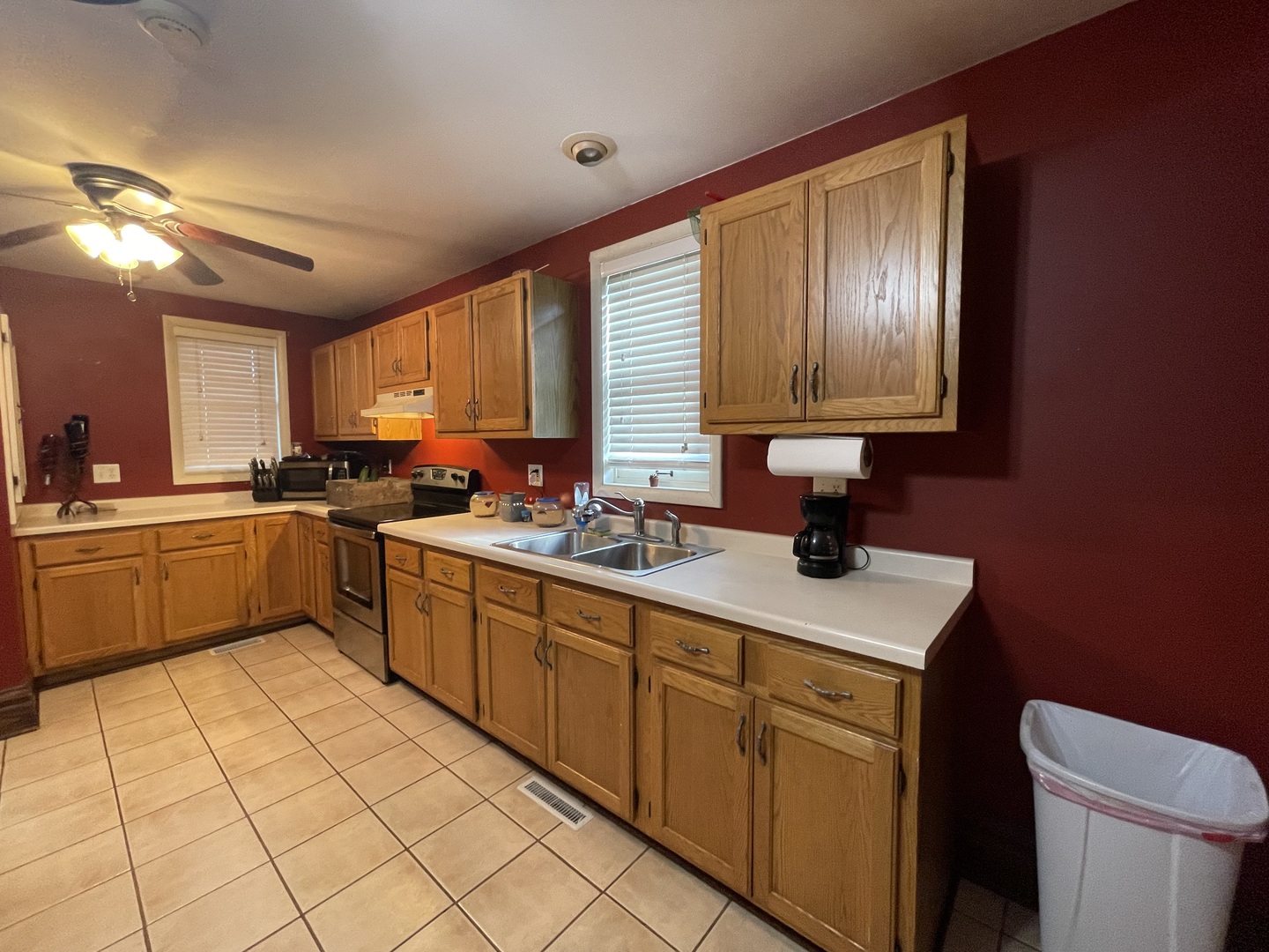 204 Locust Street Sublette, IL 61367 - Photo 5 of 17 a kitchen with a sink cabinets and window