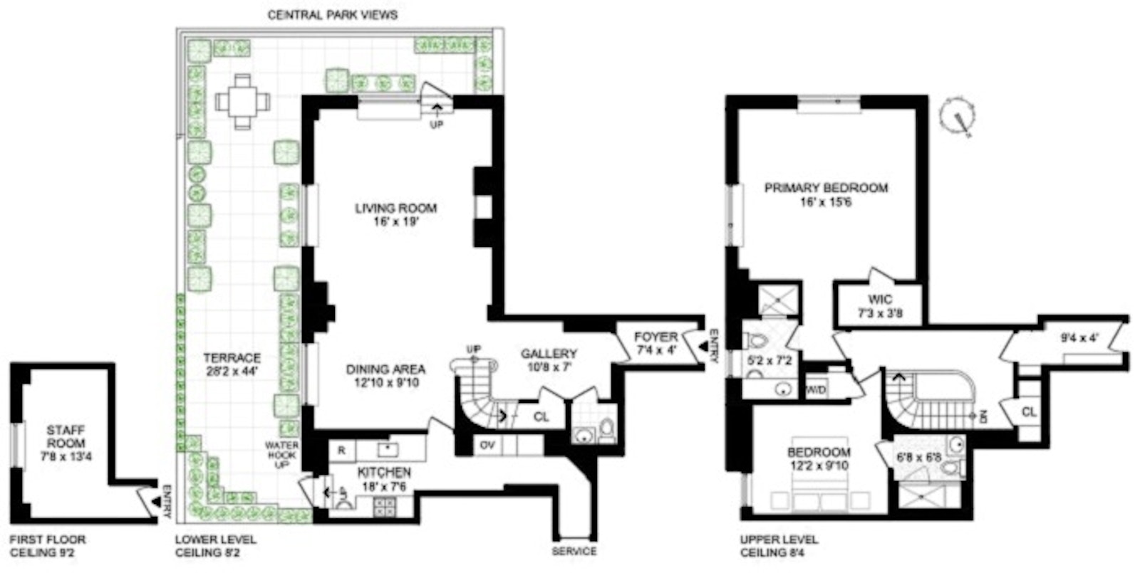3 East 71st Street, Unit 11/12C Manhattan, NY 10021 - Photo 14 of 14 a picture of a floor plan