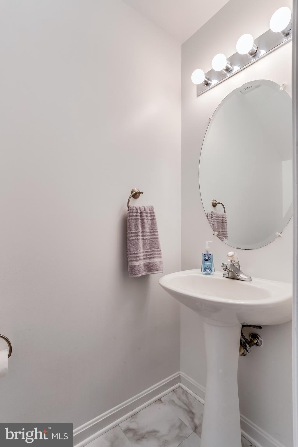 673 Hunting Fields Road Baltimore, MD 21220 - Photo 14 of 31 a bathroom with a sink and mirror