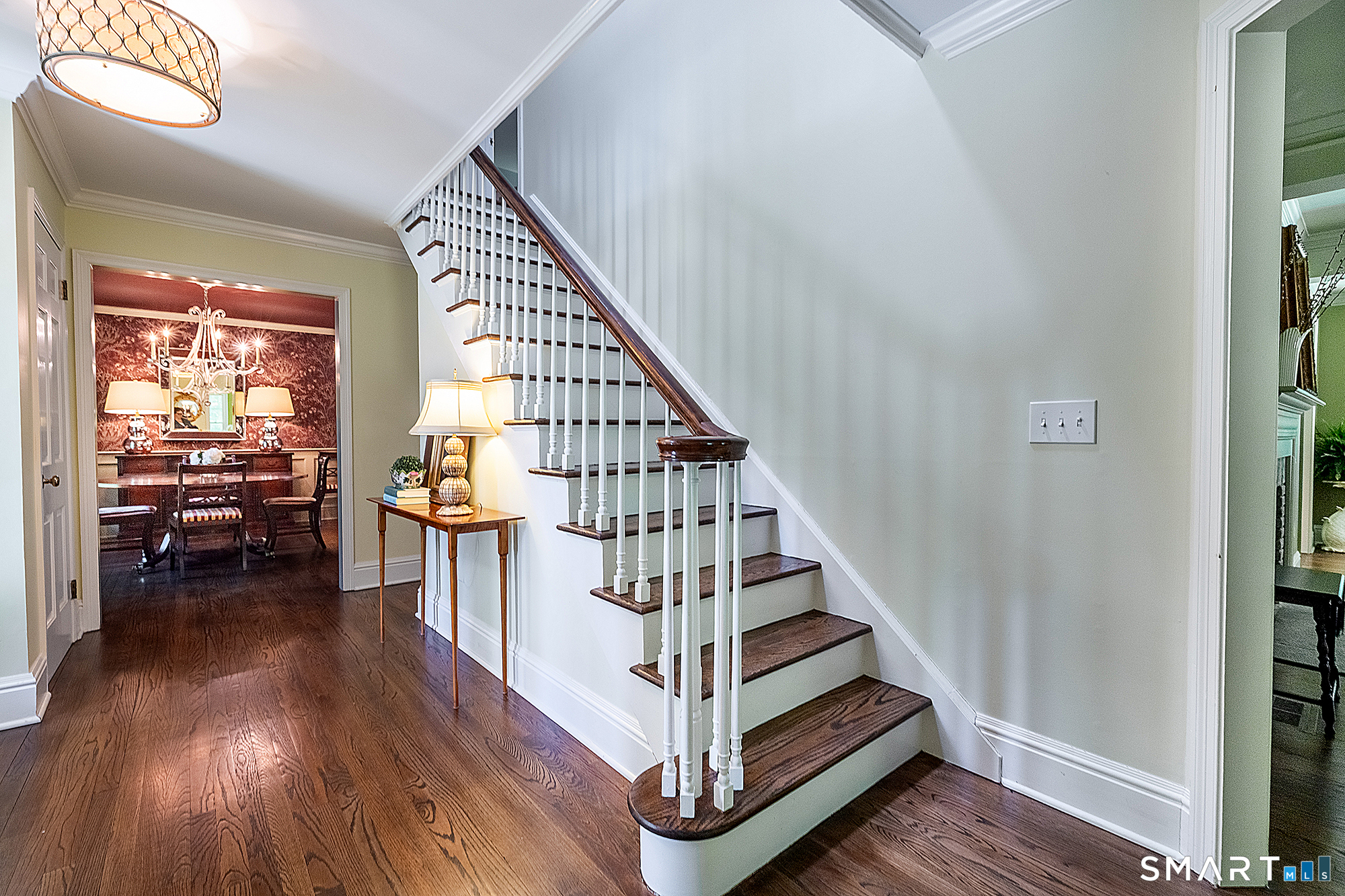 33 Hunter Lane Ridgefield, CT 06877 - Photo 21 of 39 a view of entryway and hall with wooden floor